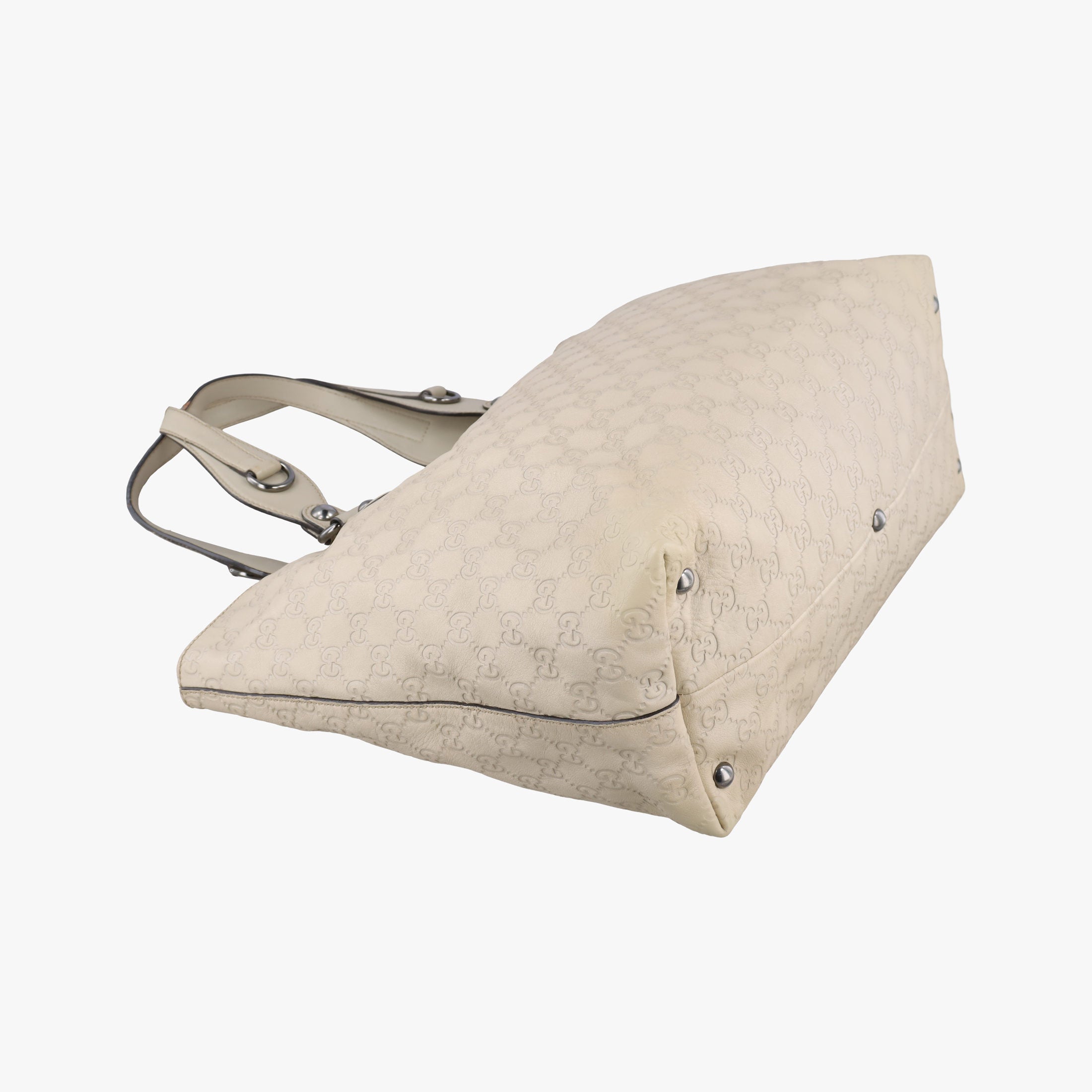 Secondhand Gucci Babouska Hysteria White Leather 229852 handbag | stylenewstar