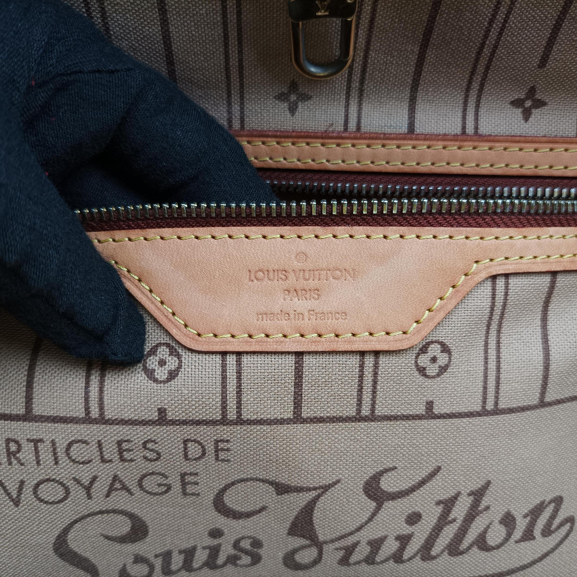 Pre-owned Louis Vuitton NEVERFULLMM Brown Monogram Canvas M40156 shoulderbag | stylenewstar