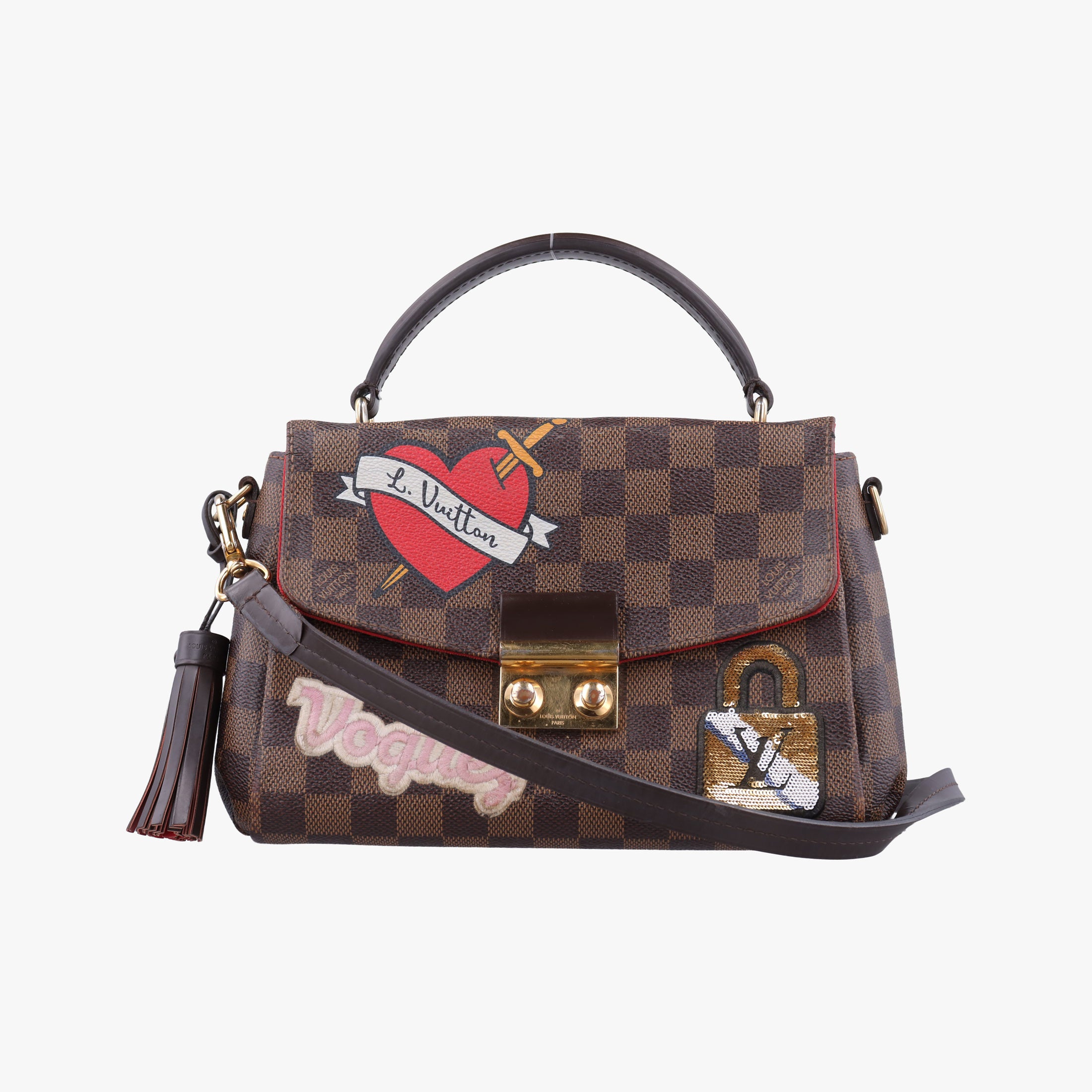 Pre-owned Louis Vuitton Croisette Ebene Damier N40055 shoulderbag | stylenewstar