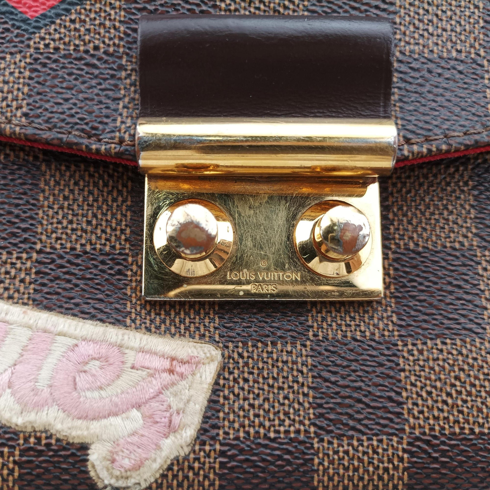 Pre-owned Louis Vuitton Croisette Ebene Damier N40055 shoulderbag | stylenewstar