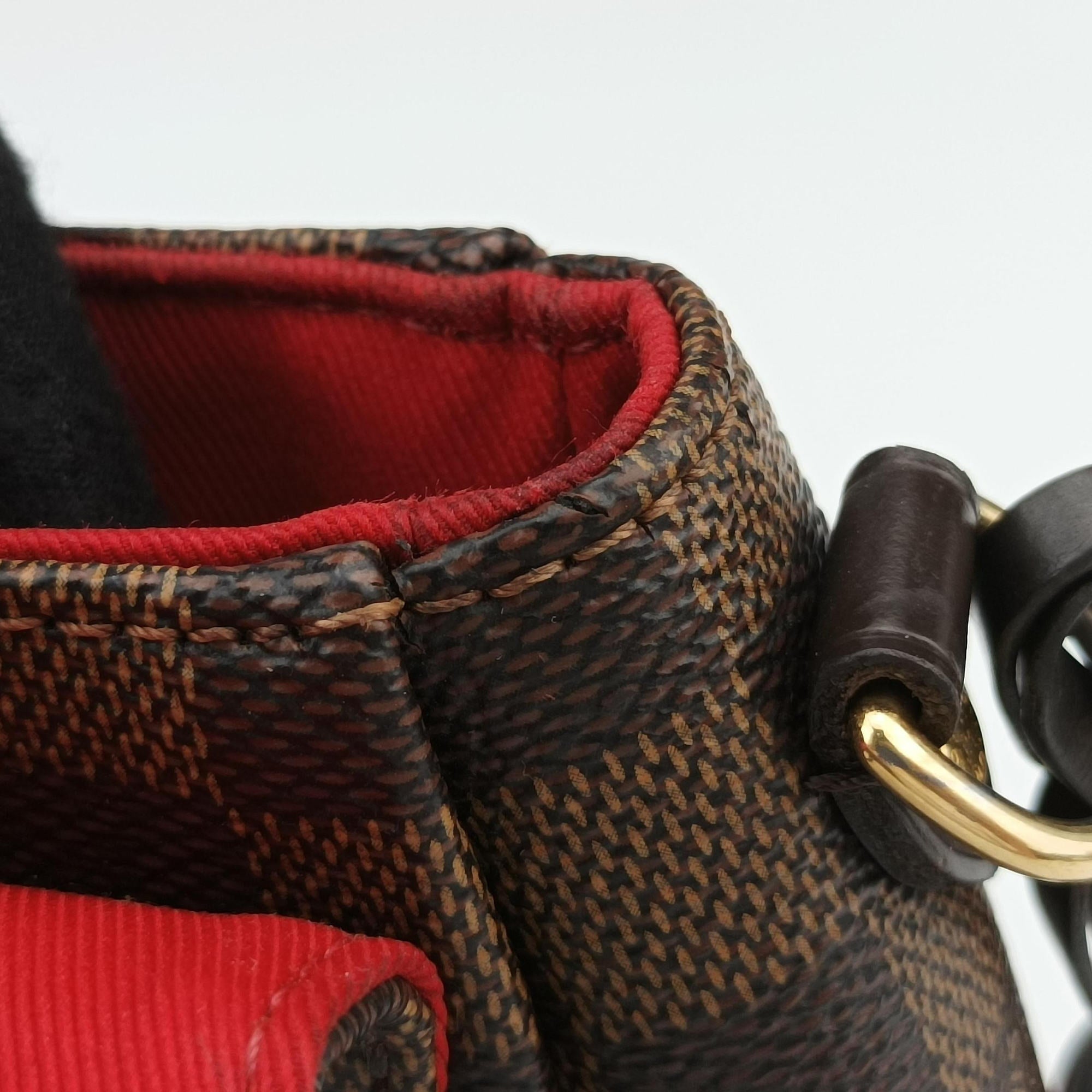 Pre-owned Louis Vuitton Croisette Ebene Damier N40055 shoulderbag | stylenewstar