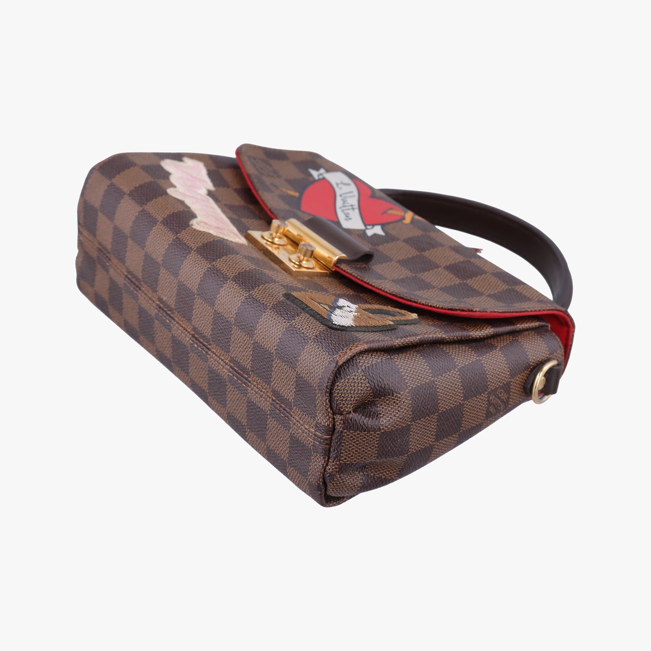 Pre-owned Louis Vuitton Croisette Ebene Damier N40055 shoulderbag | stylenewstar