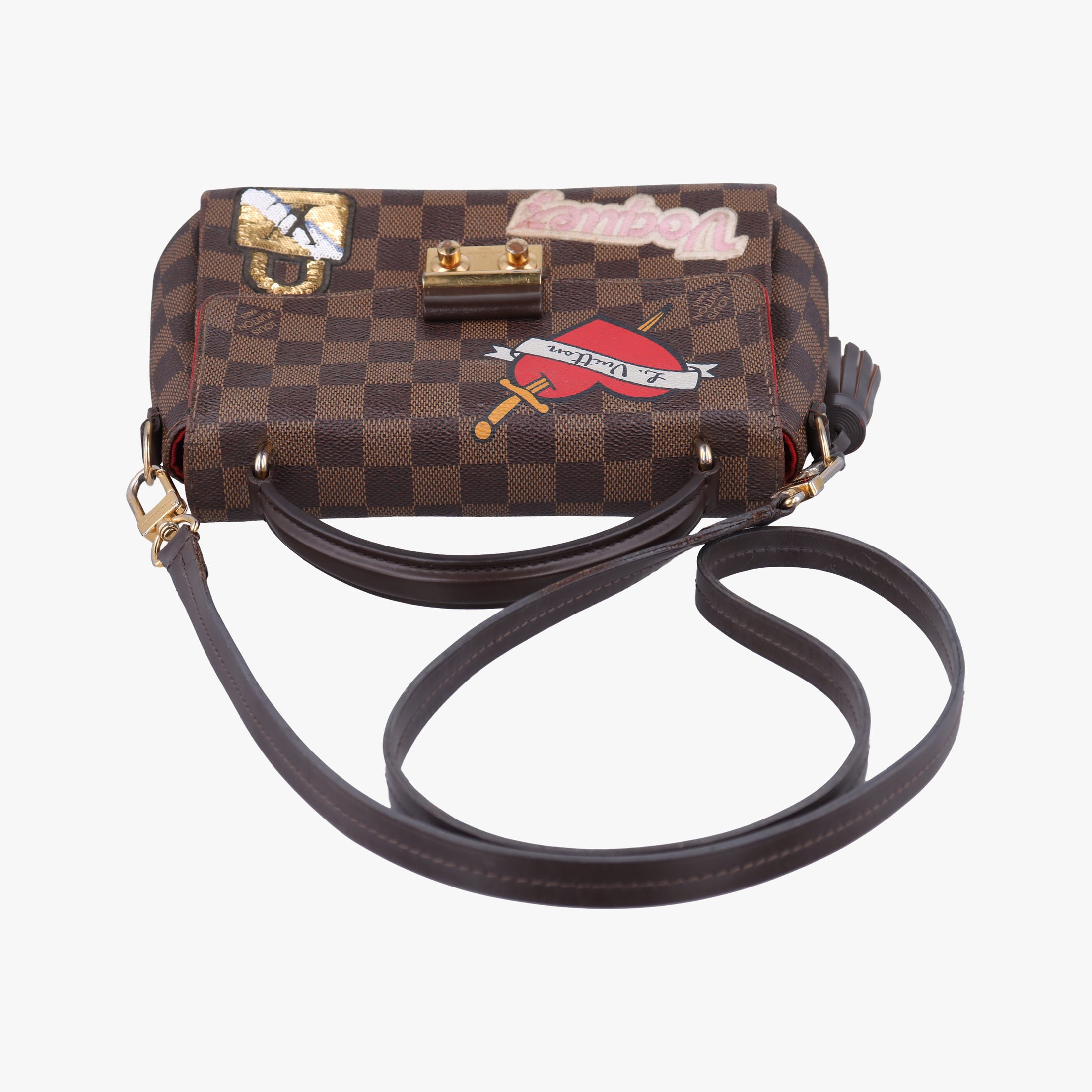 Pre-owned Louis Vuitton Croisette Ebene Damier N40055 shoulderbag | stylenewstar