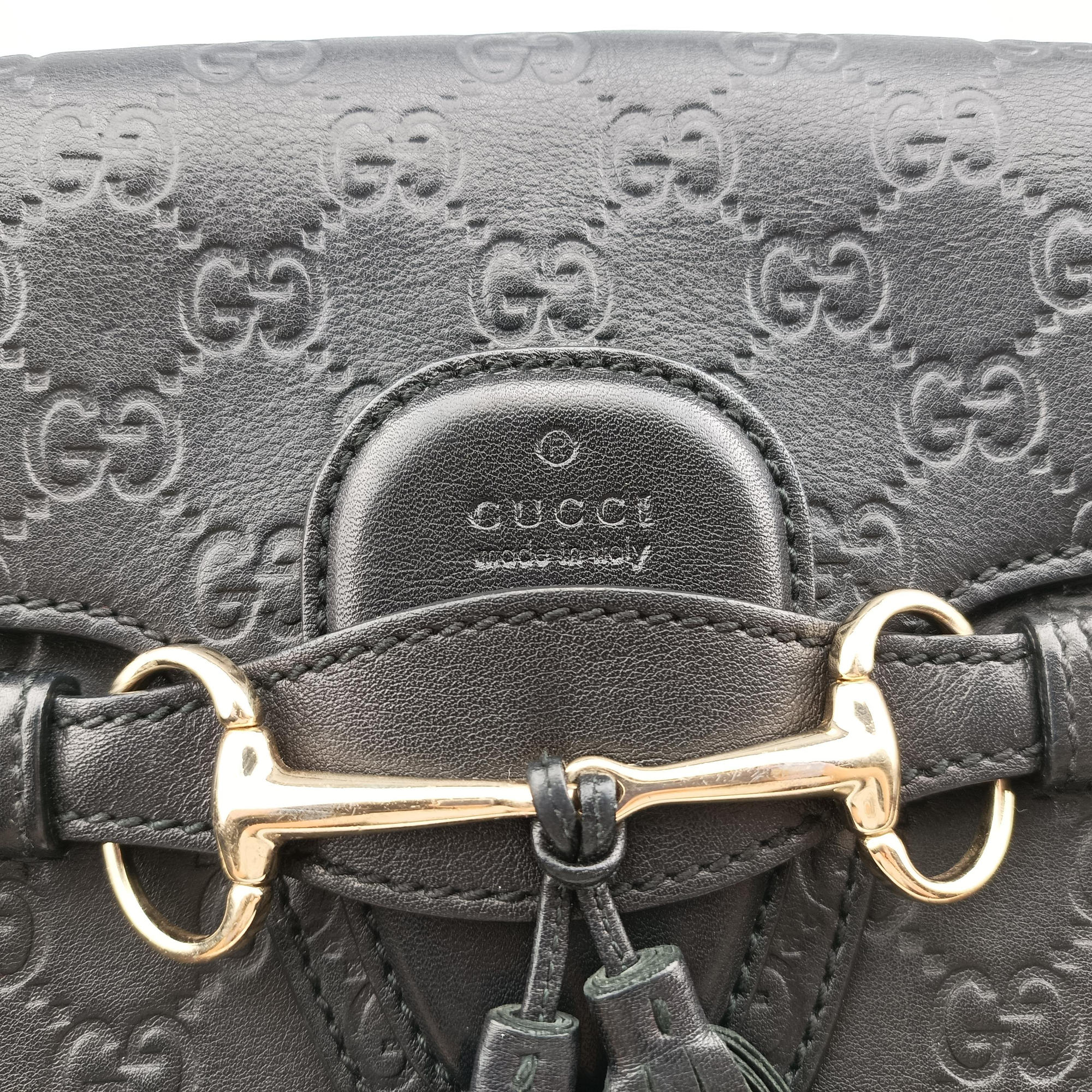 Secondhand Gucci Emily Black Leather 295402 shoulderbag | stylenewstar