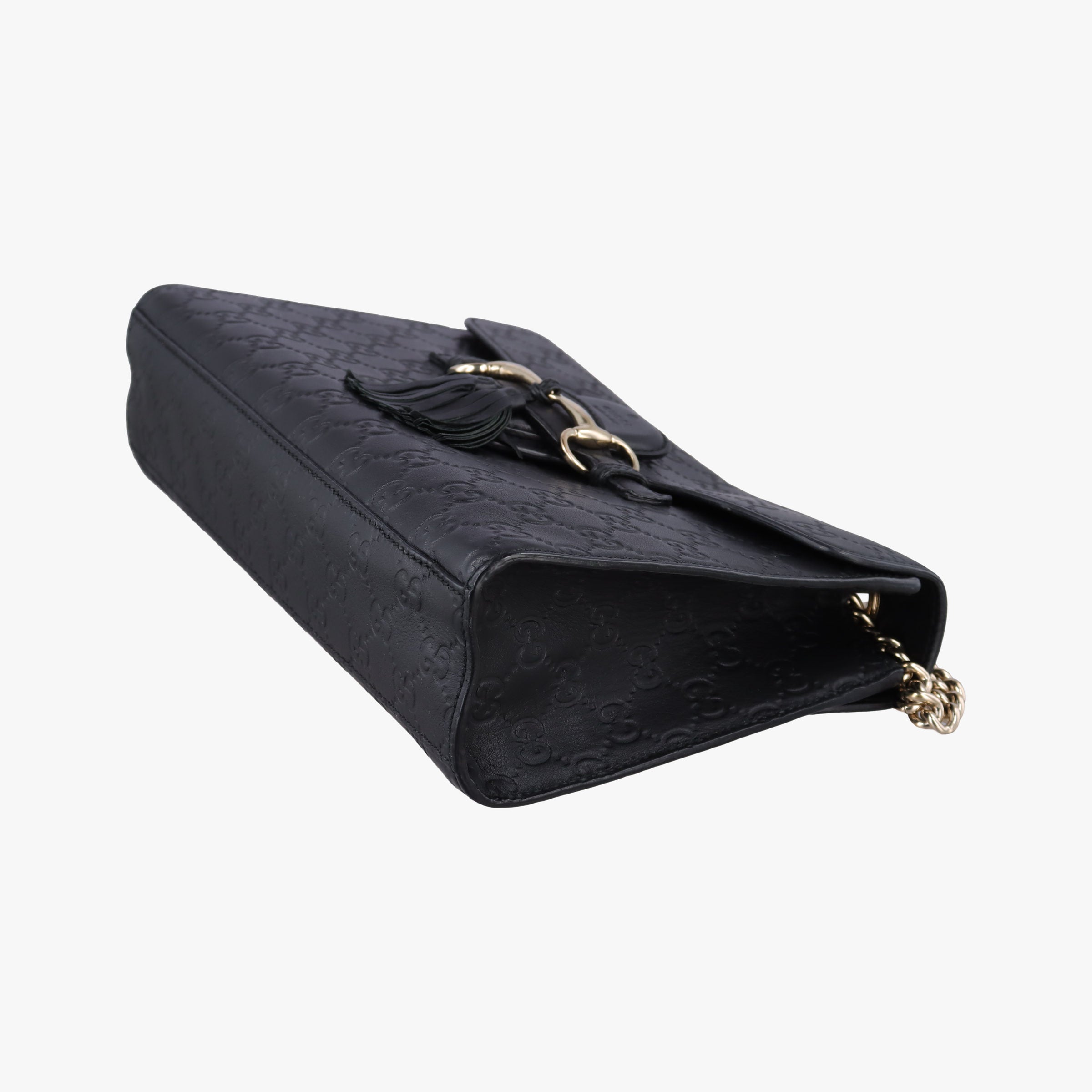 Secondhand Gucci Emily Black Leather 295402 shoulderbag | stylenewstar