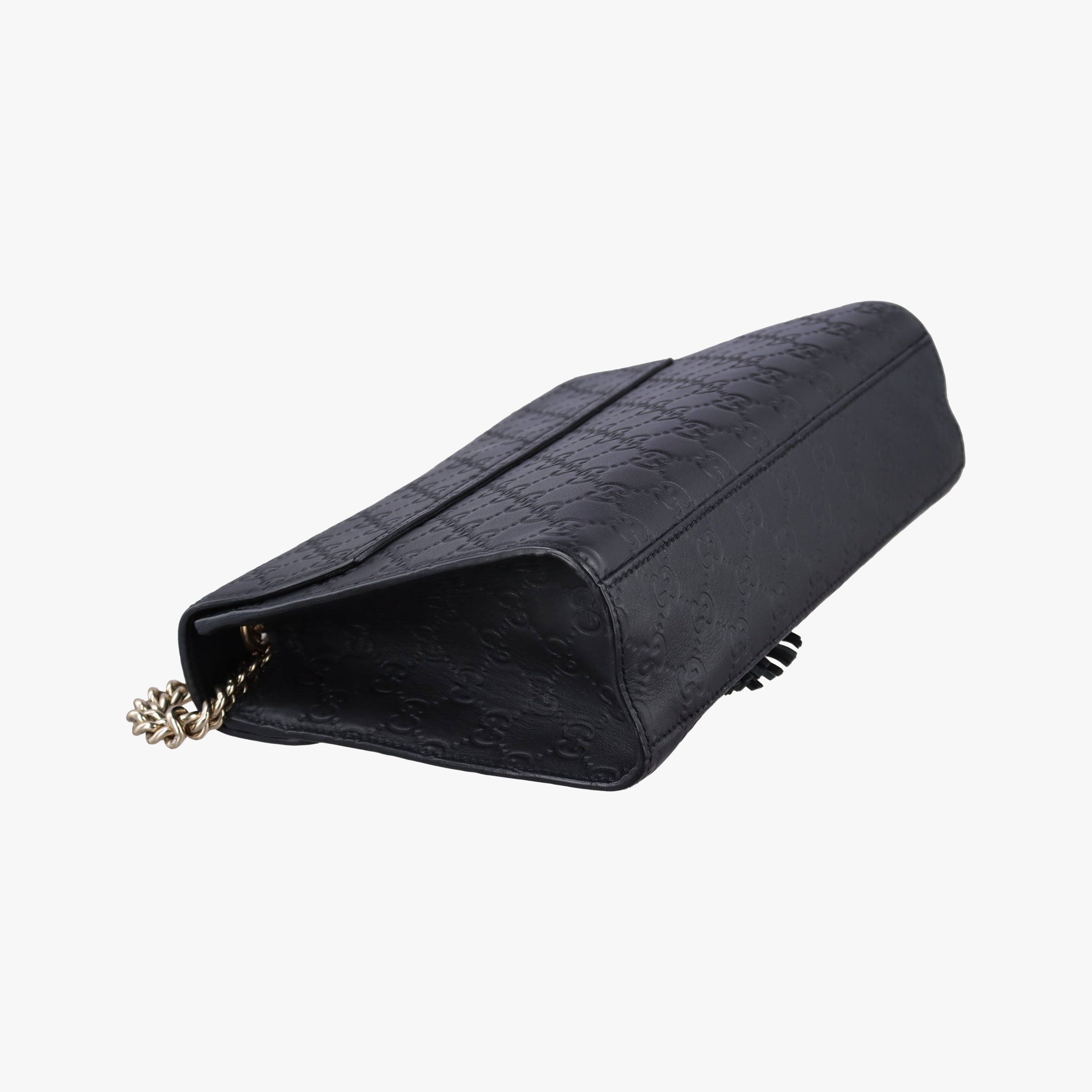 Secondhand Gucci Emily Black Leather 295402 shoulderbag | stylenewstar