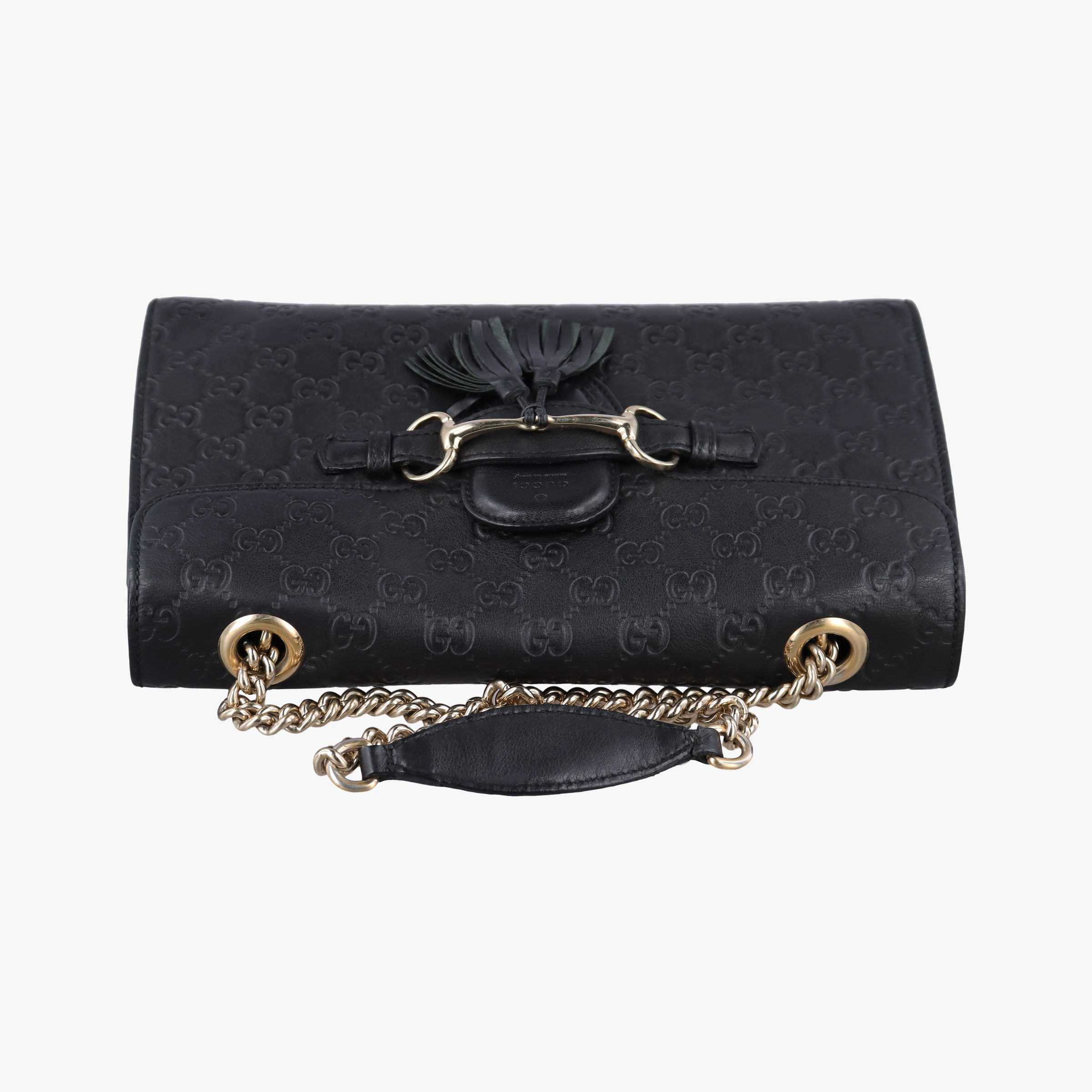 Secondhand Gucci Emily Black Leather 295402 shoulderbag | stylenewstar