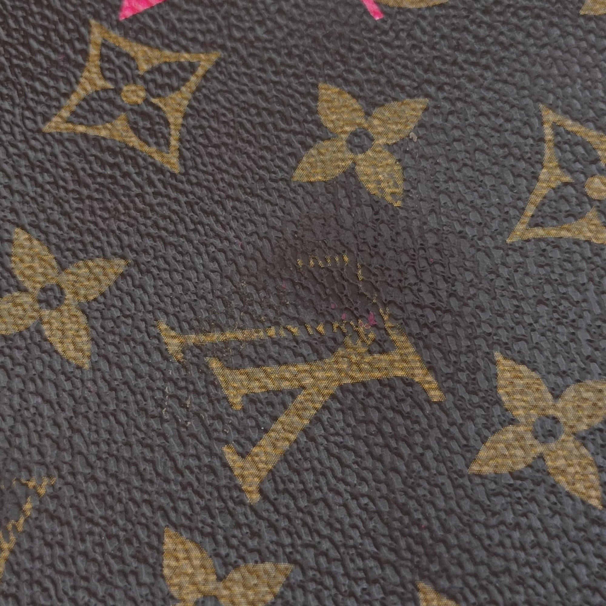 Pre-owned Louis Vuitton Neverfull GM Ikat Flower brown×ROSE INDIEN Monogram Canvas M40876 handbag | stylenewstar