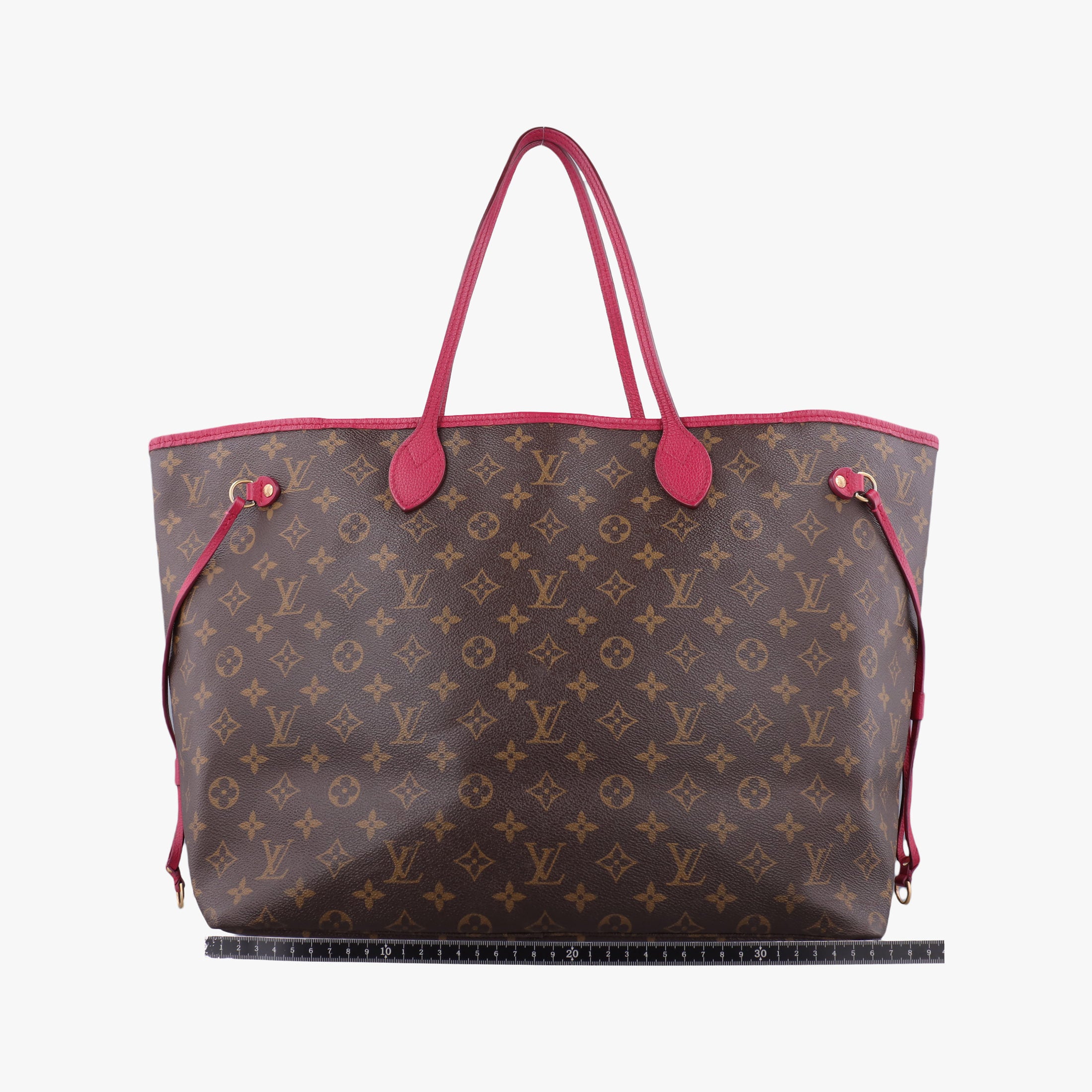 Pre-owned Louis Vuitton Neverfull GM Ikat Flower brown×ROSE INDIEN Monogram Canvas M40876 handbag | stylenewstar