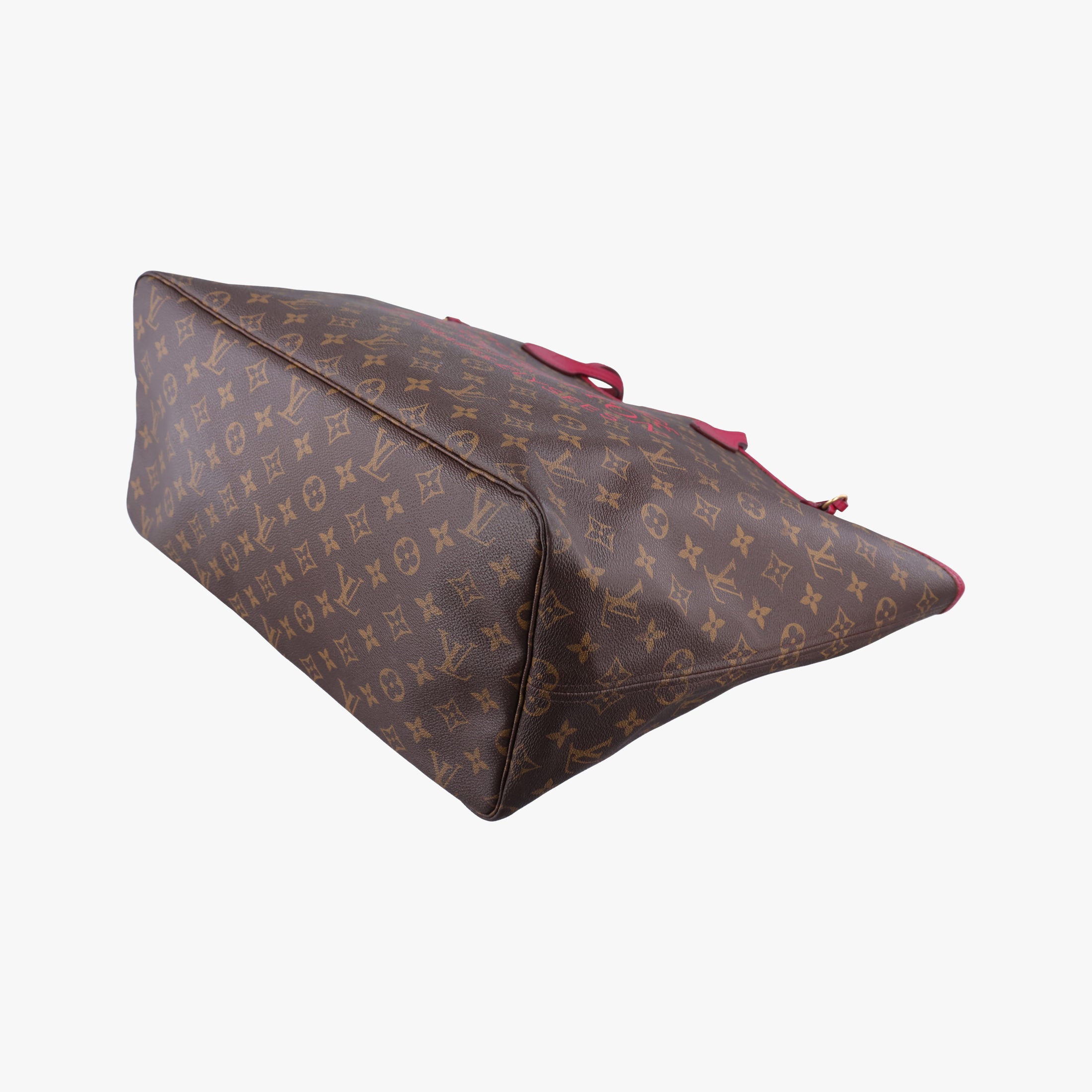 Pre-owned Louis Vuitton Neverfull GM Ikat Flower brown×ROSE INDIEN Monogram Canvas M40876 handbag | stylenewstar