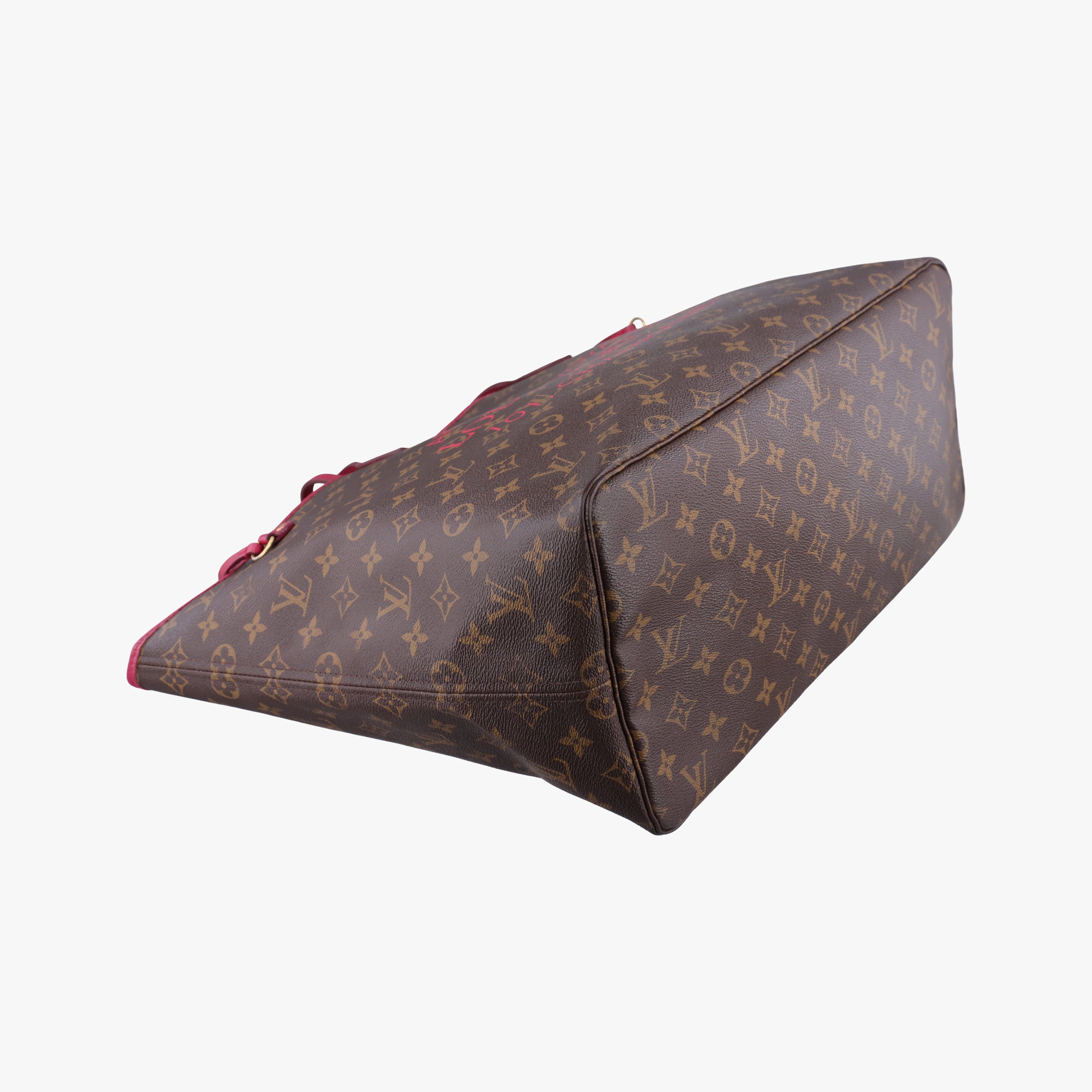 Pre-owned Louis Vuitton Neverfull GM Ikat Flower brown×ROSE INDIEN Monogram Canvas M40876 handbag | stylenewstar
