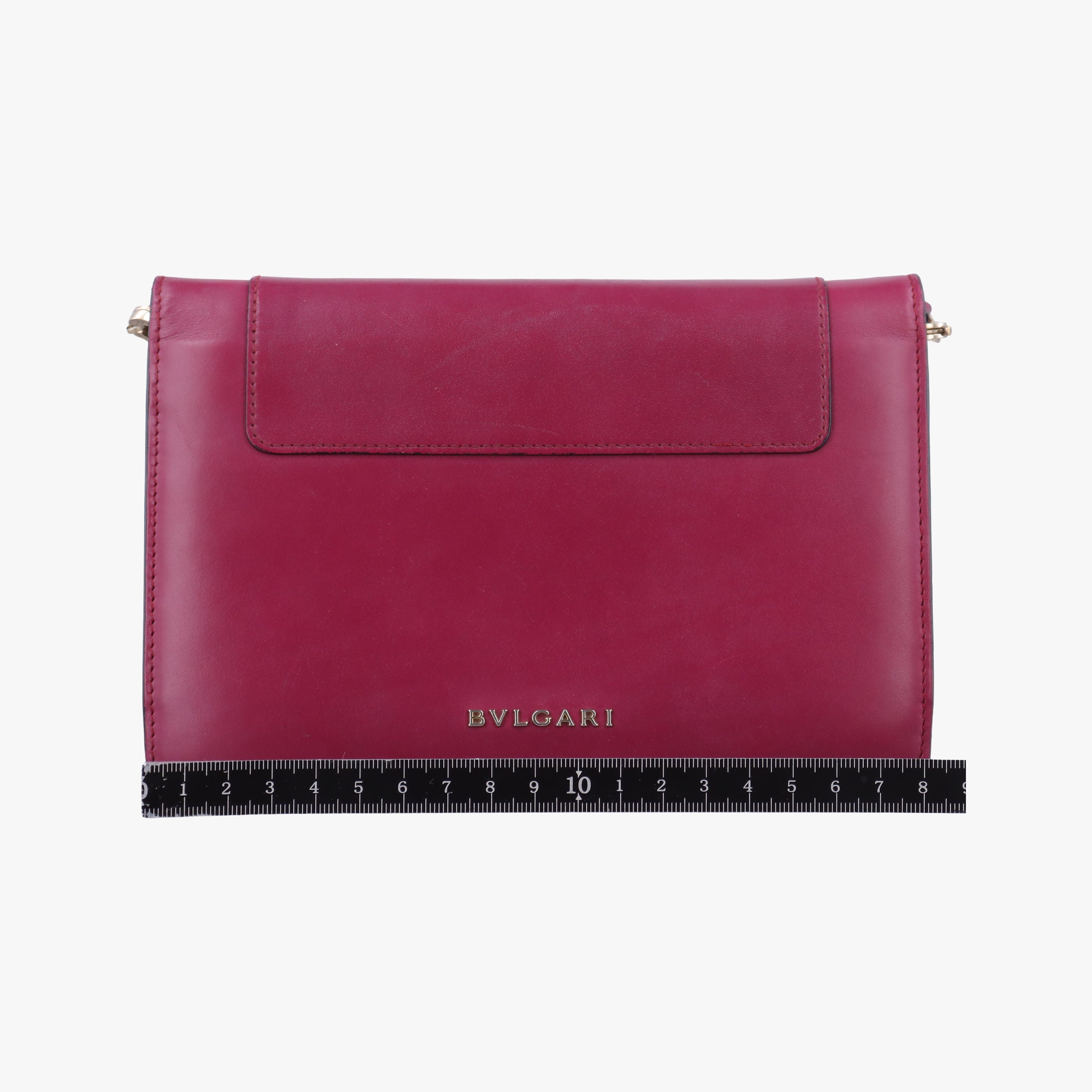 Pre-owned Bvlgari SERPENTI FOREVER Rose Leather  shoulderbag | stylenewstar