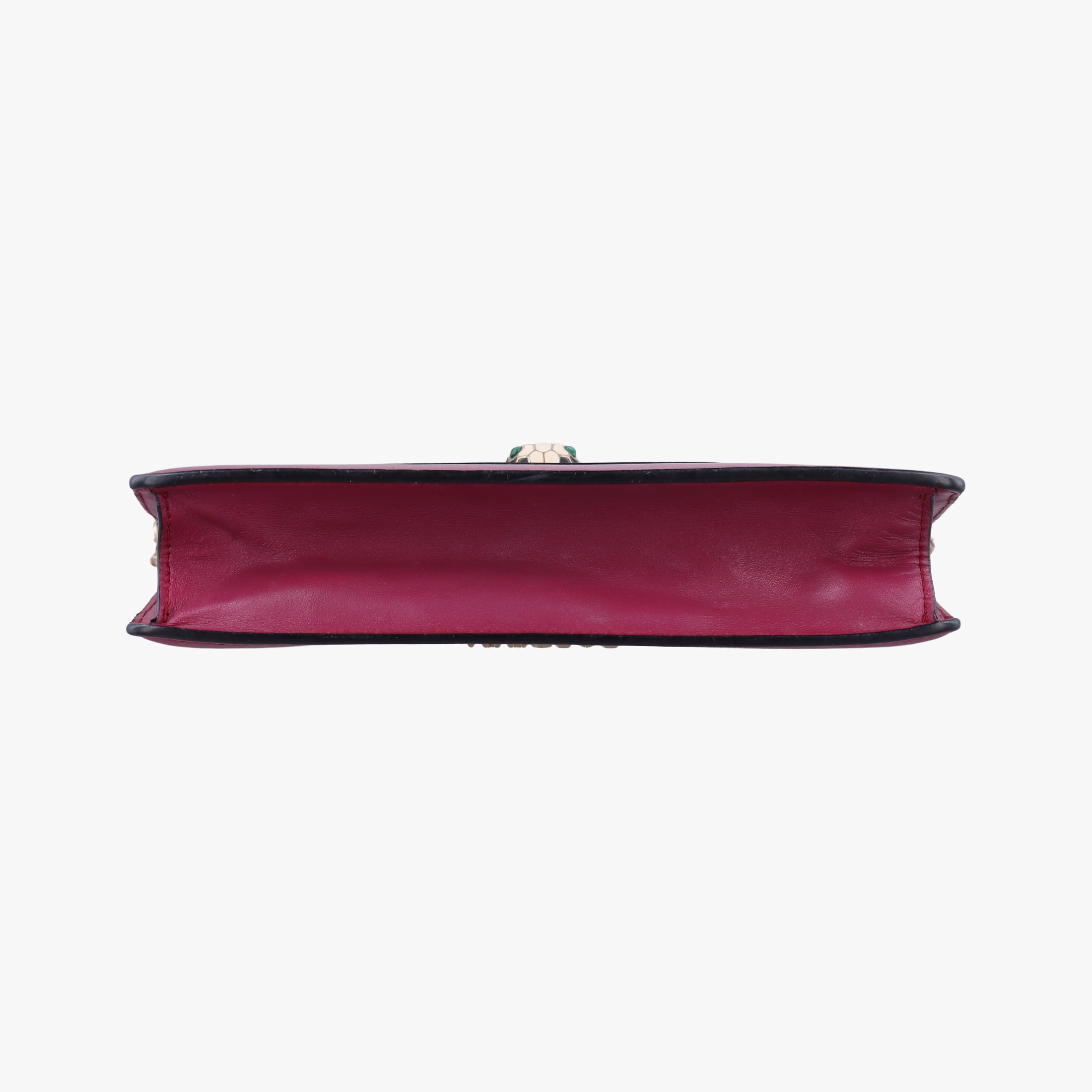 Pre-owned Bvlgari SERPENTI FOREVER Rose Leather  shoulderbag | stylenewstar