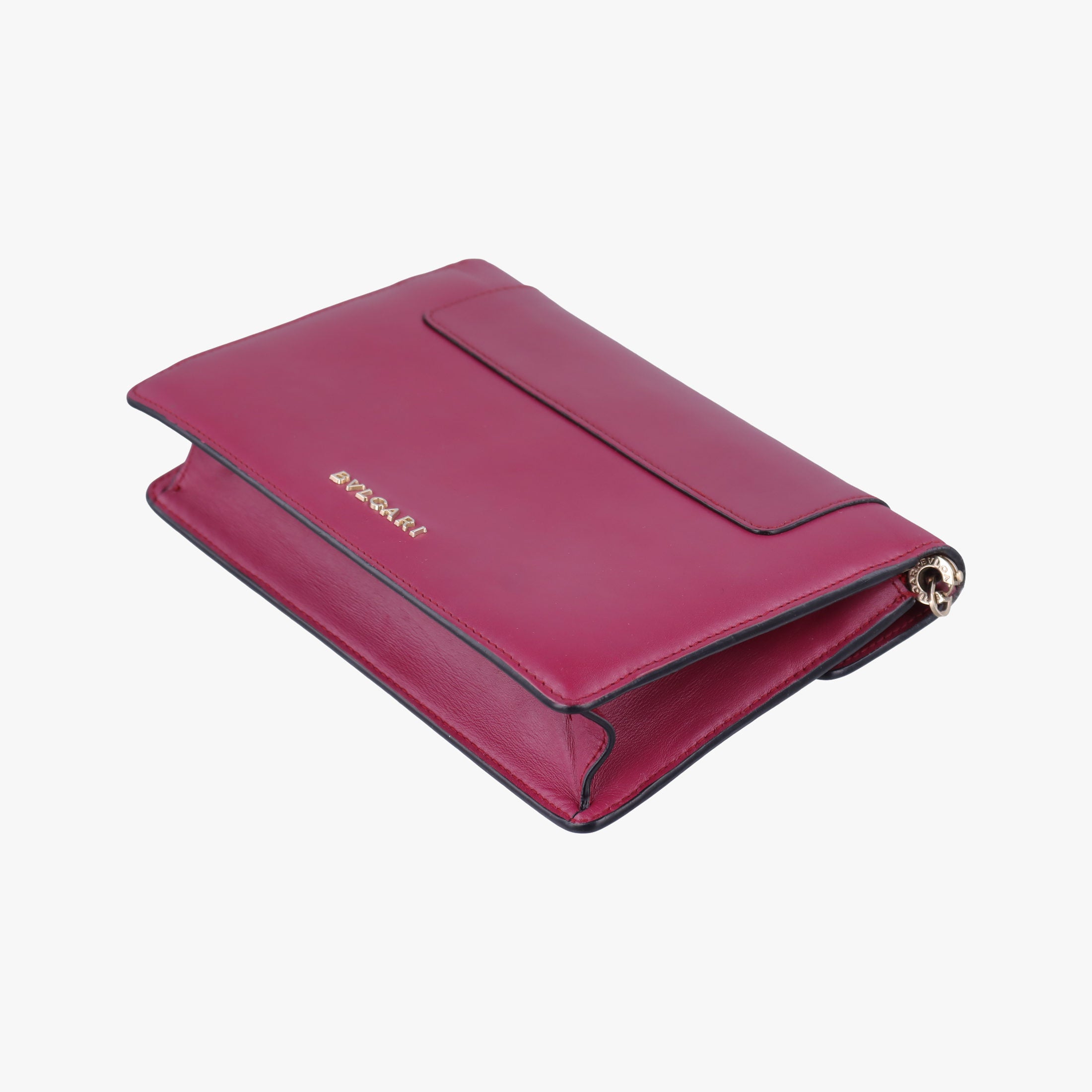 Pre-owned Bvlgari SERPENTI FOREVER Rose Leather  shoulderbag | stylenewstar