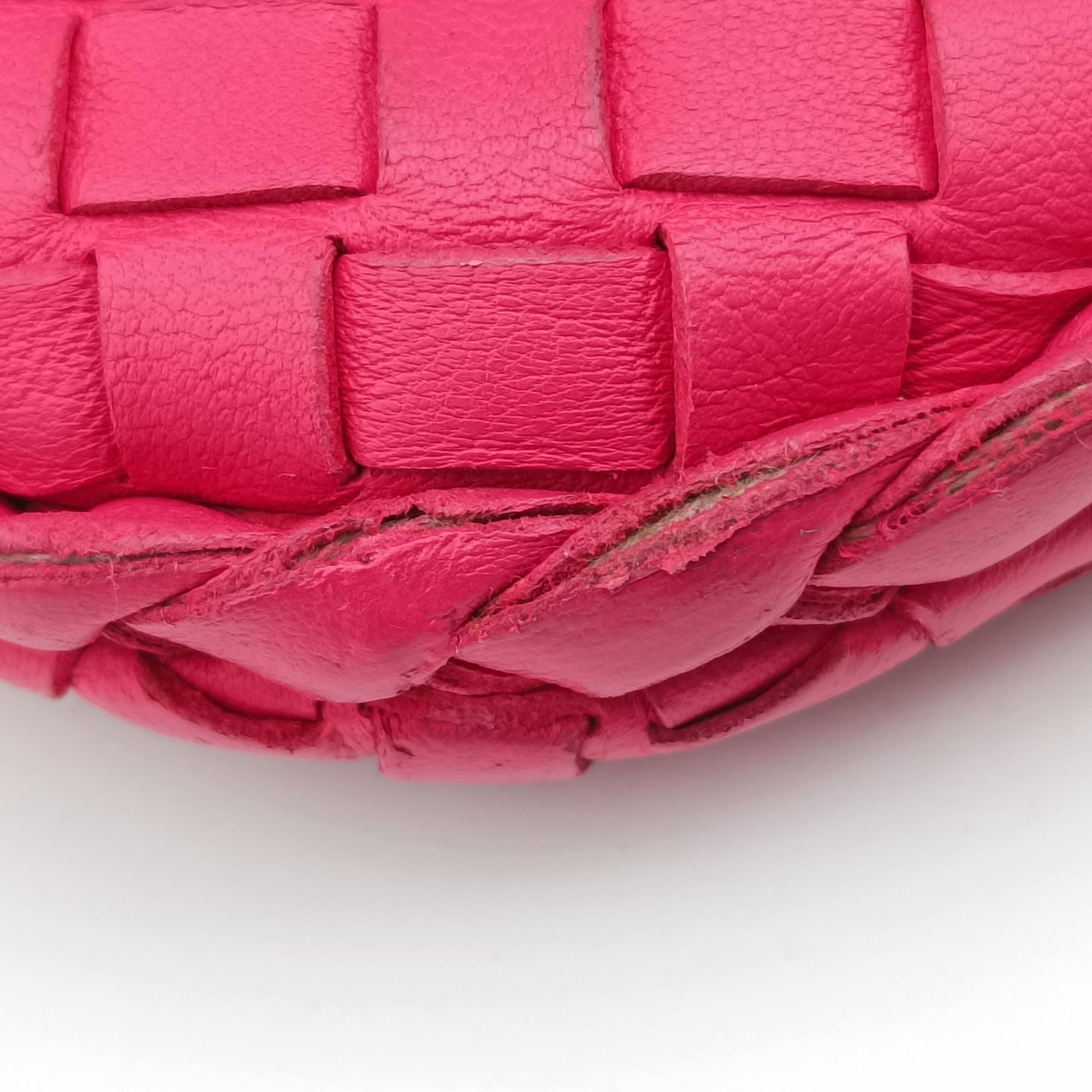 Vintage Bottega Veneta Intrecciato Rose lambskin 226343 shoulderbag | stylenewstar