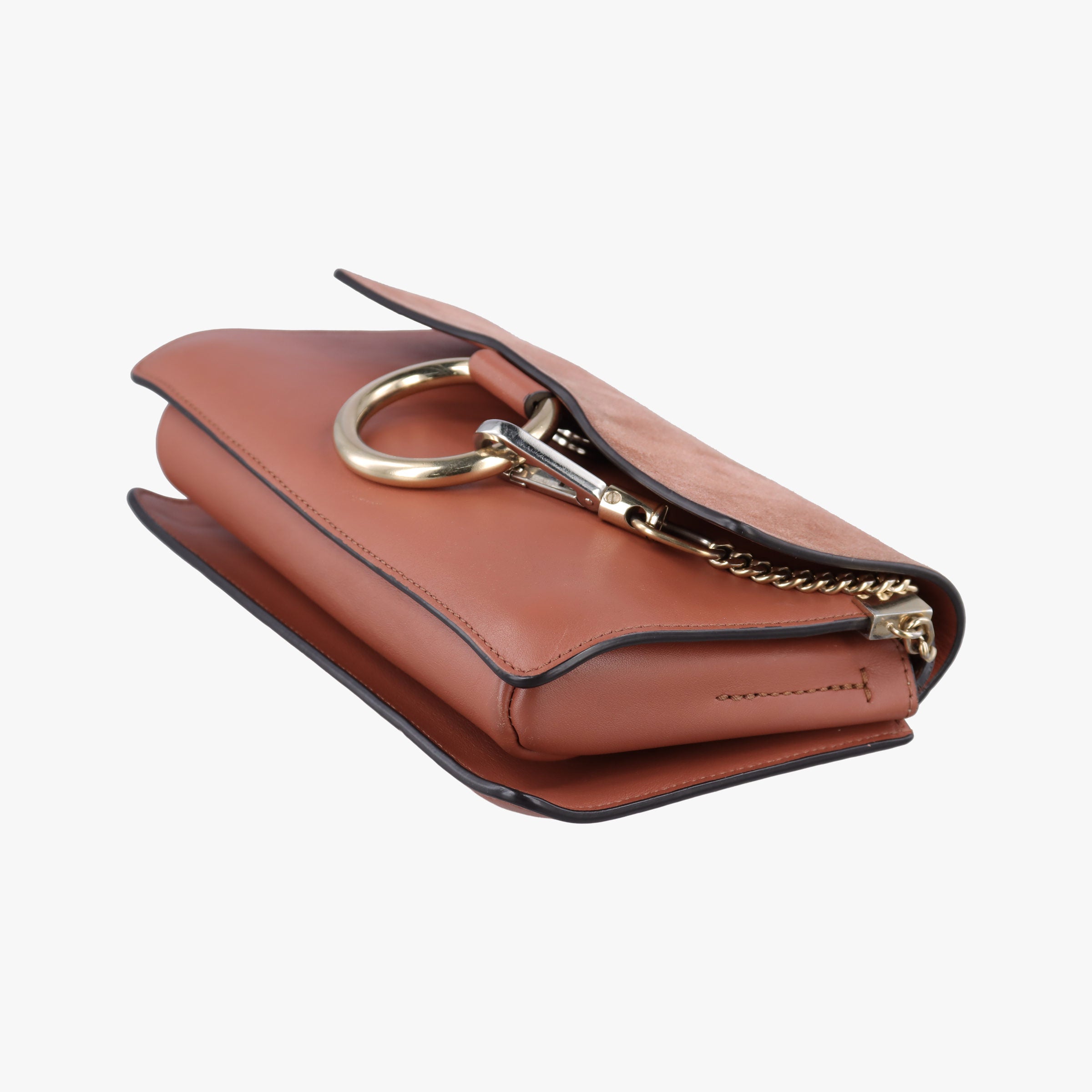 Vintage Chloe FAYE Brown Suede × leather  shoulderbag | stylenewstar