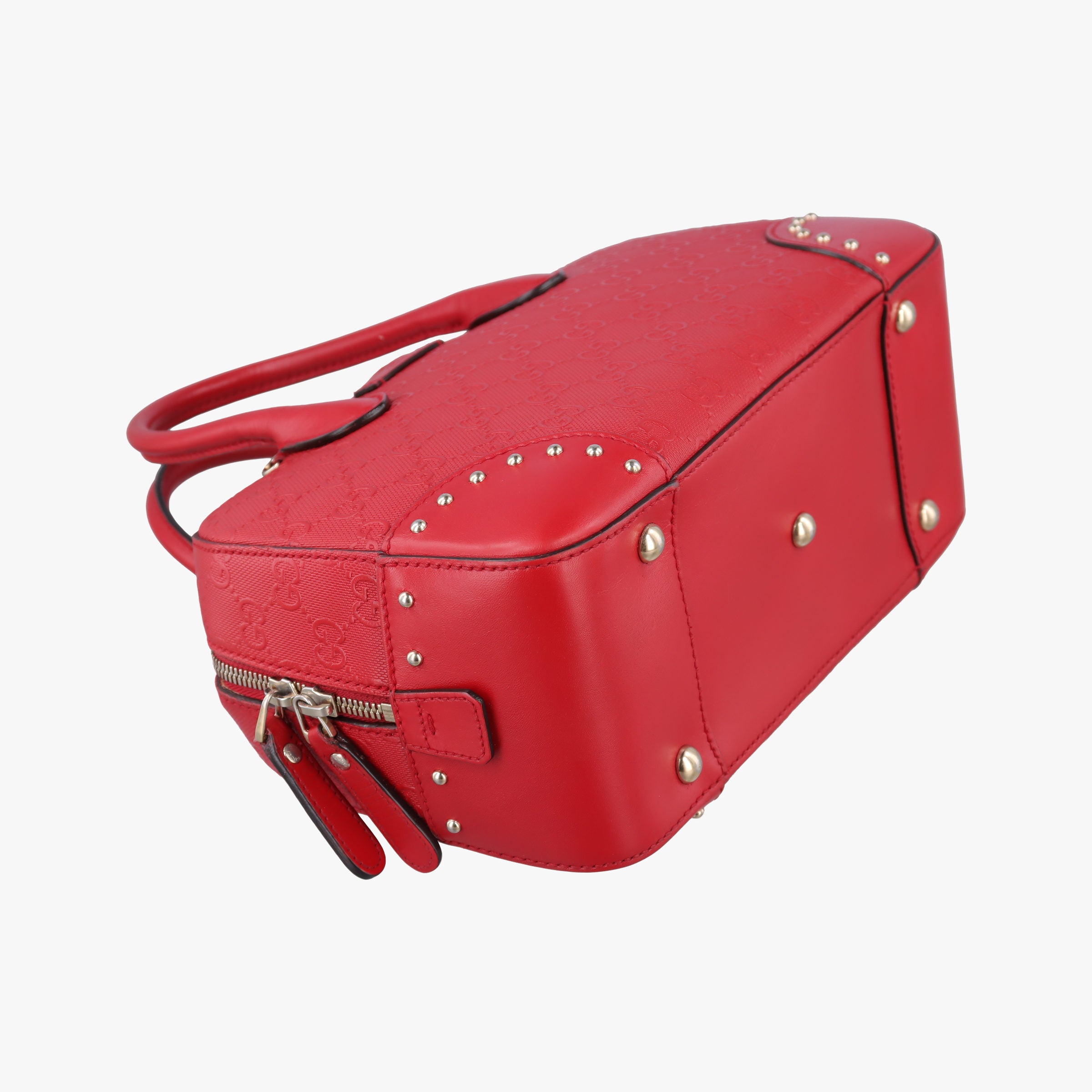 Pre-owned Gucci Bright Diamante Red Leather 354224 shoulderbag | stylenewstar