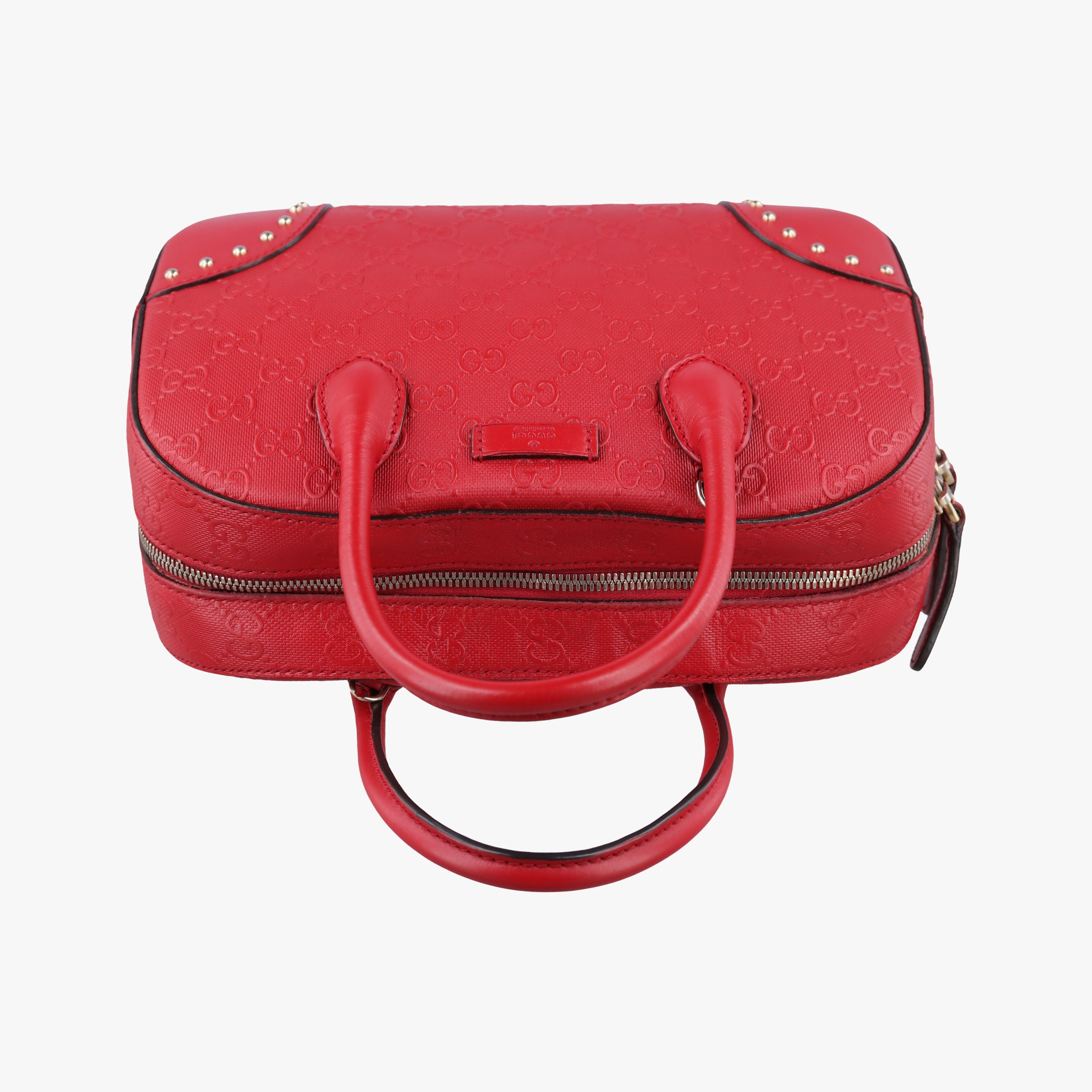 Pre-owned Gucci Bright Diamante Red Leather 354224 shoulderbag | stylenewstar
