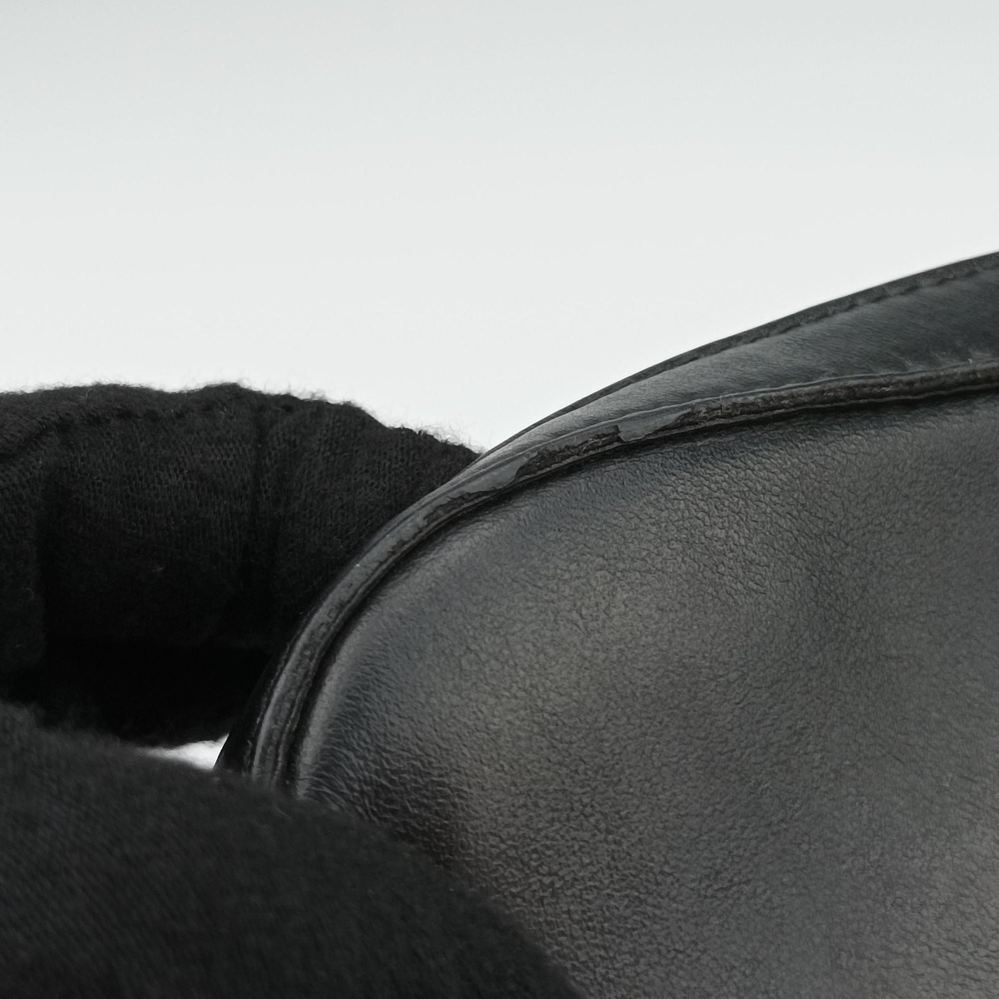 Secondhand Fendi Monster Camera case Black Leather 7M0286 shoulderbag | stylenewstar