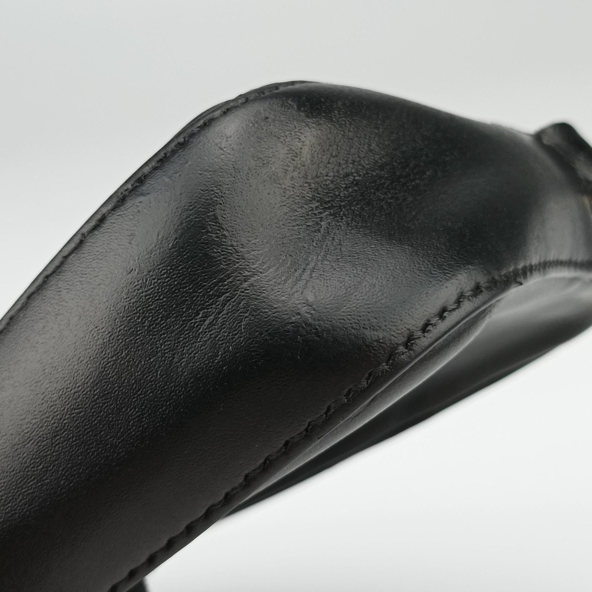 Secondhand Fendi Monster Camera case Black Leather 7M0286 shoulderbag | stylenewstar