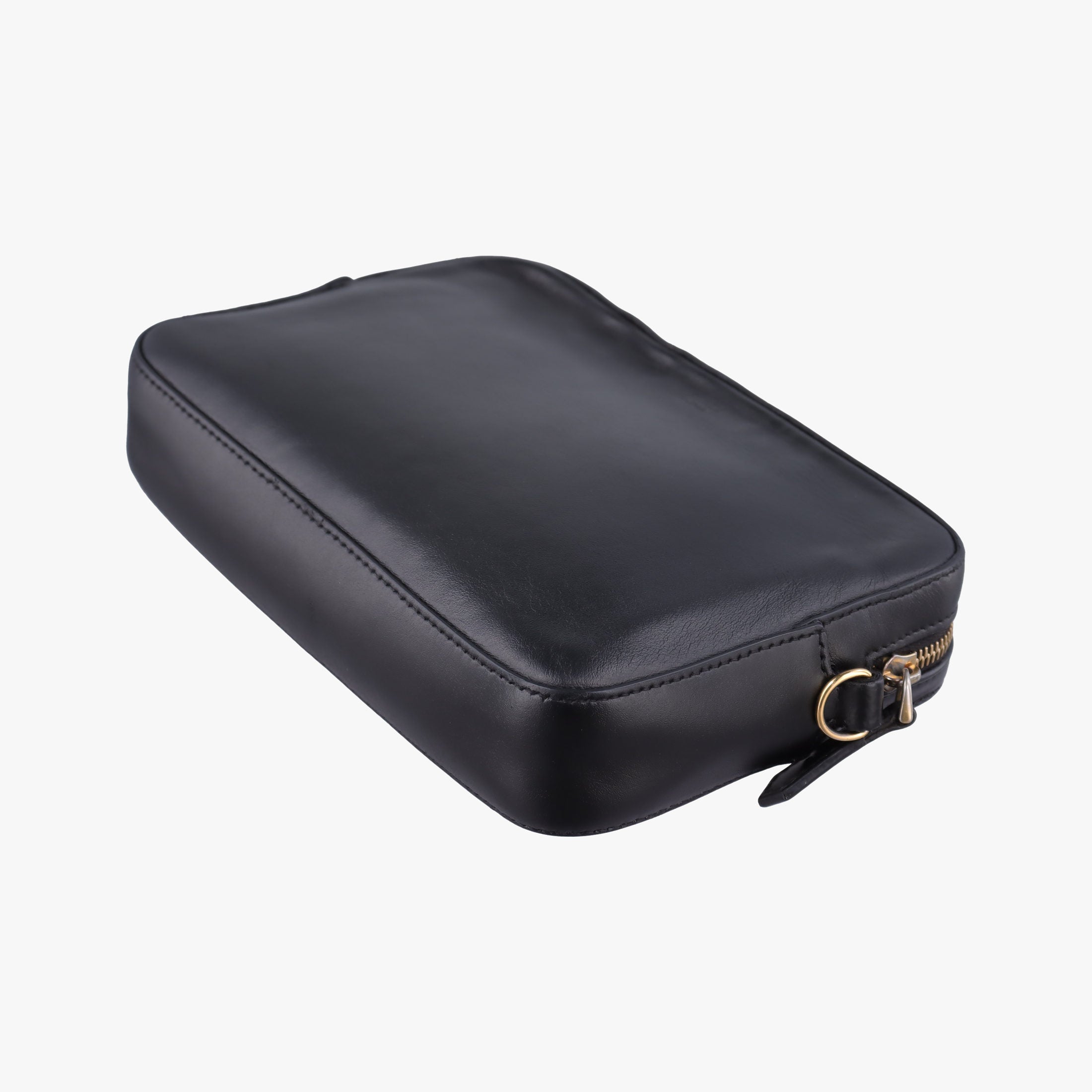 Secondhand Fendi Monster Camera case Black Leather 7M0286 shoulderbag | stylenewstar