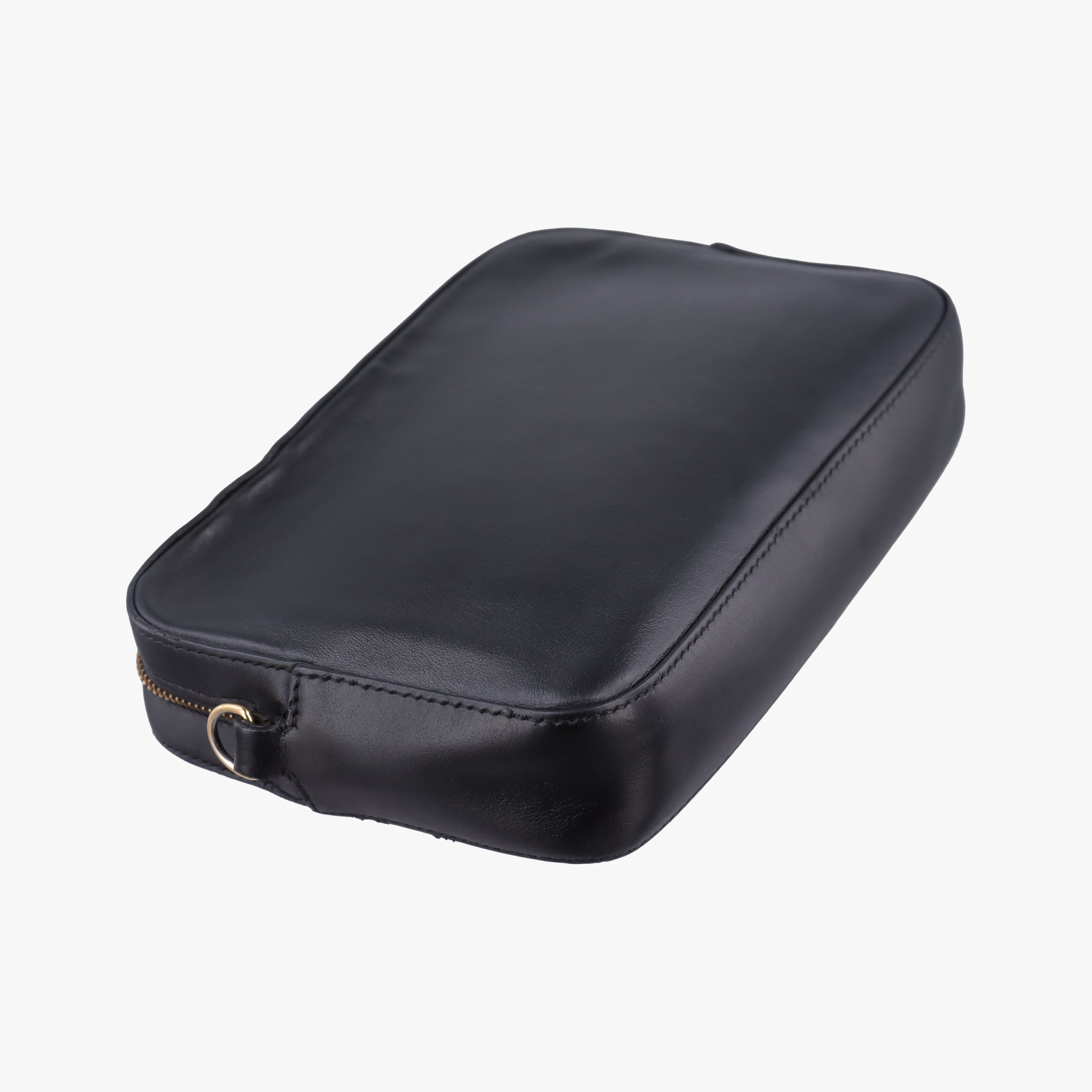 Secondhand Fendi Monster Camera case Black Leather 7M0286 shoulderbag | stylenewstar