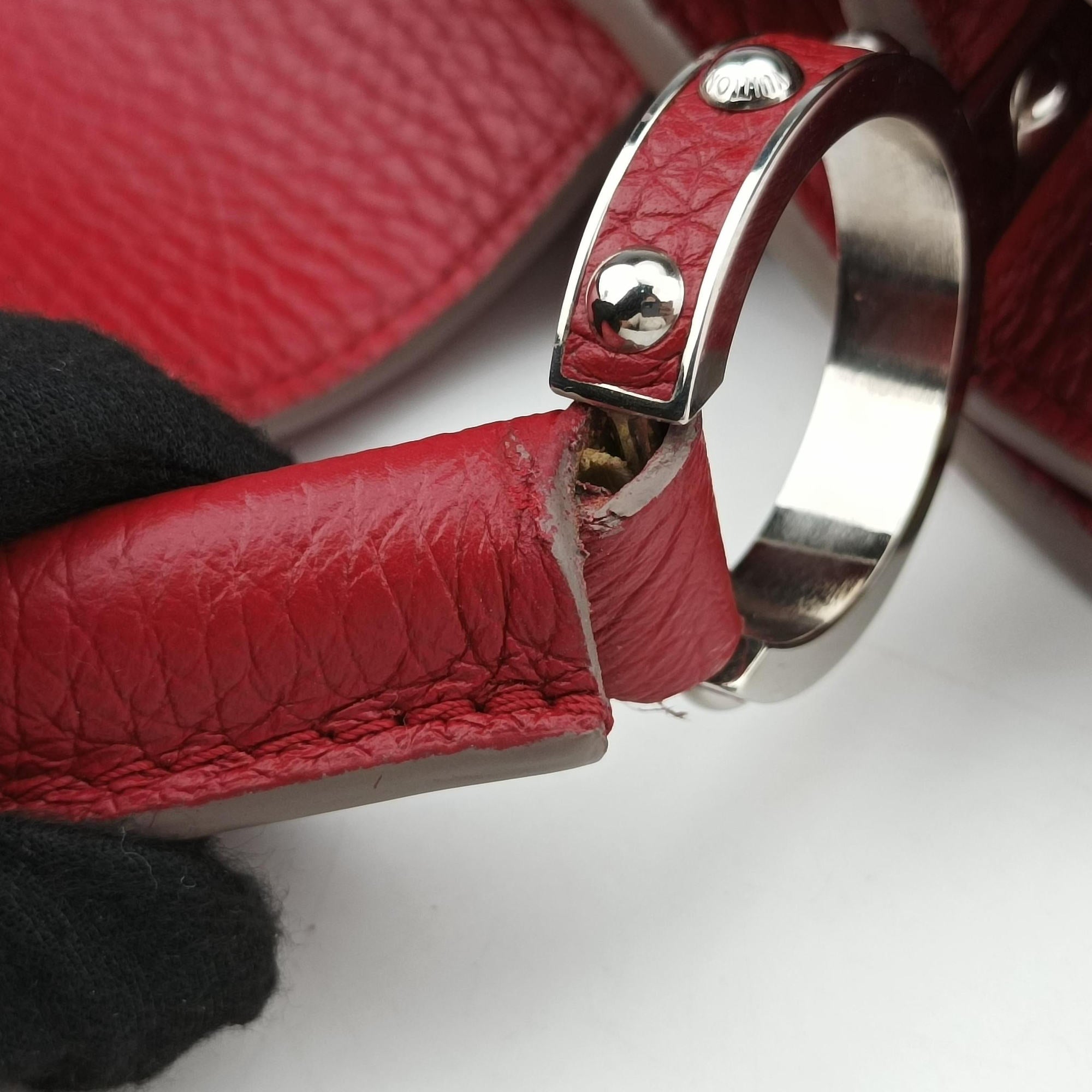 Pre-owned Louis Vuitton Capucines GM Coquelicot PARNASSEA M48871 handbag | stylenewstar