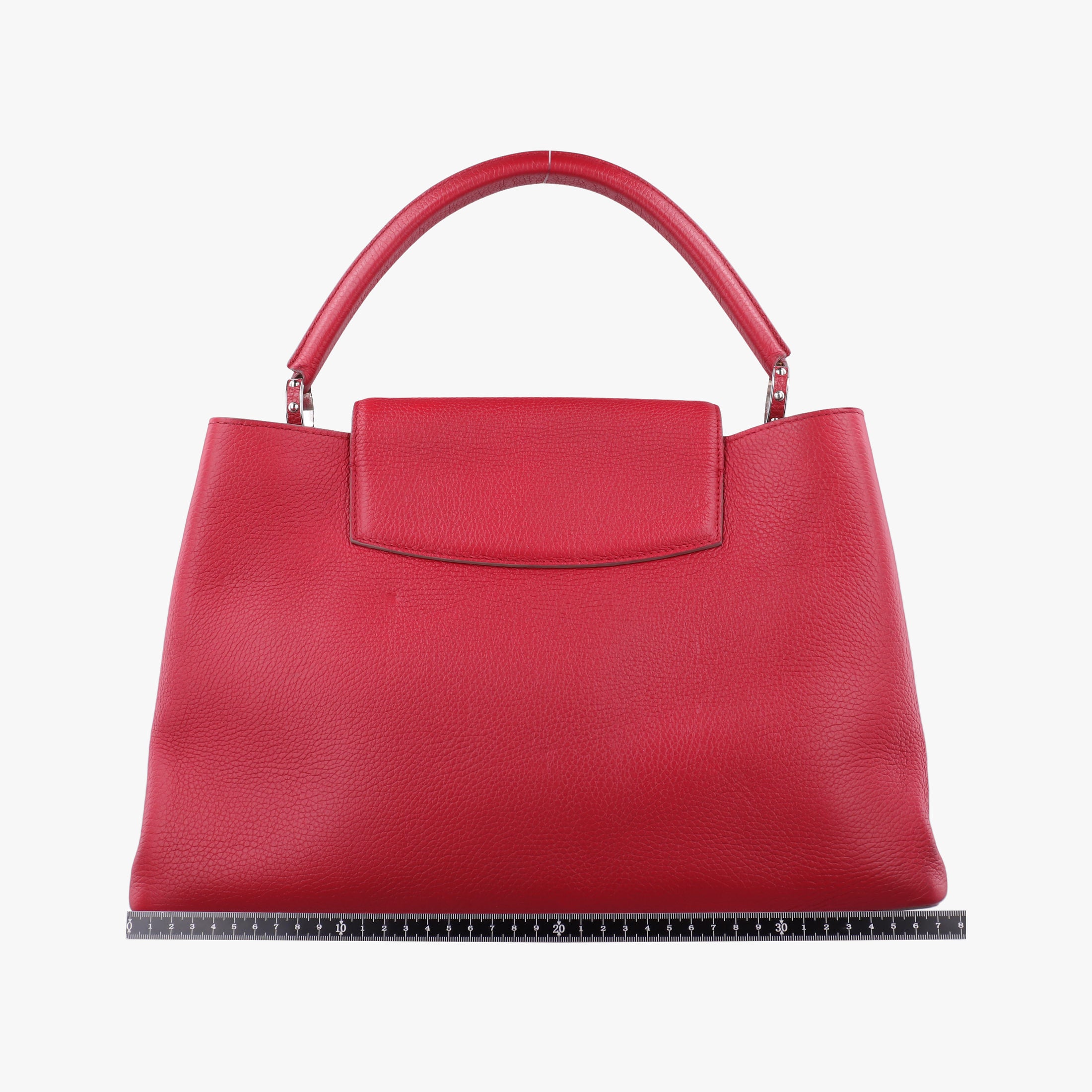 Pre-owned Louis Vuitton Capucines GM Coquelicot PARNASSEA M48871 handbag | stylenewstar