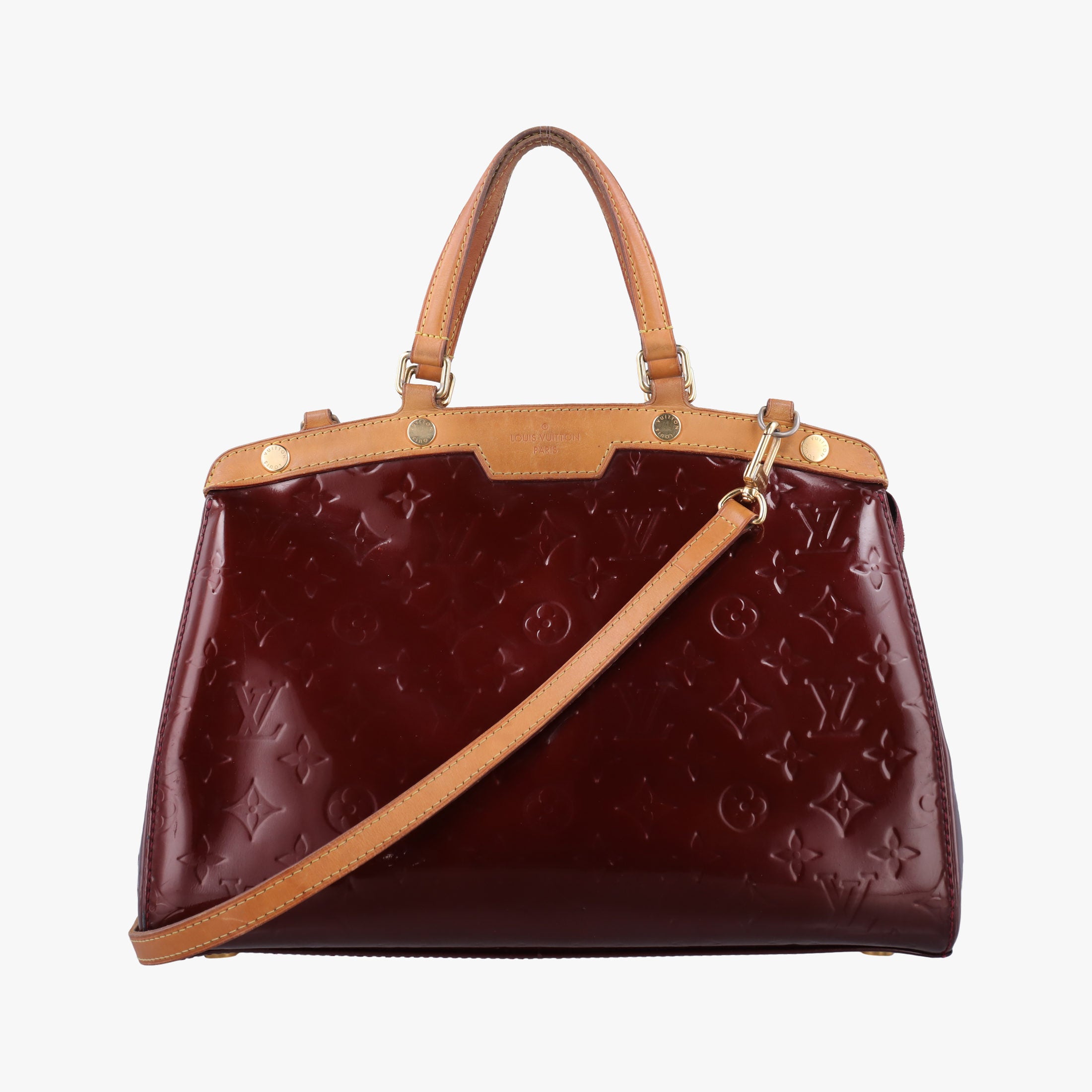 Vintage Louis Vuitton Brea MM ROUGE FAUVISTE Vernis M91690 shoulderbag | stylenewstar