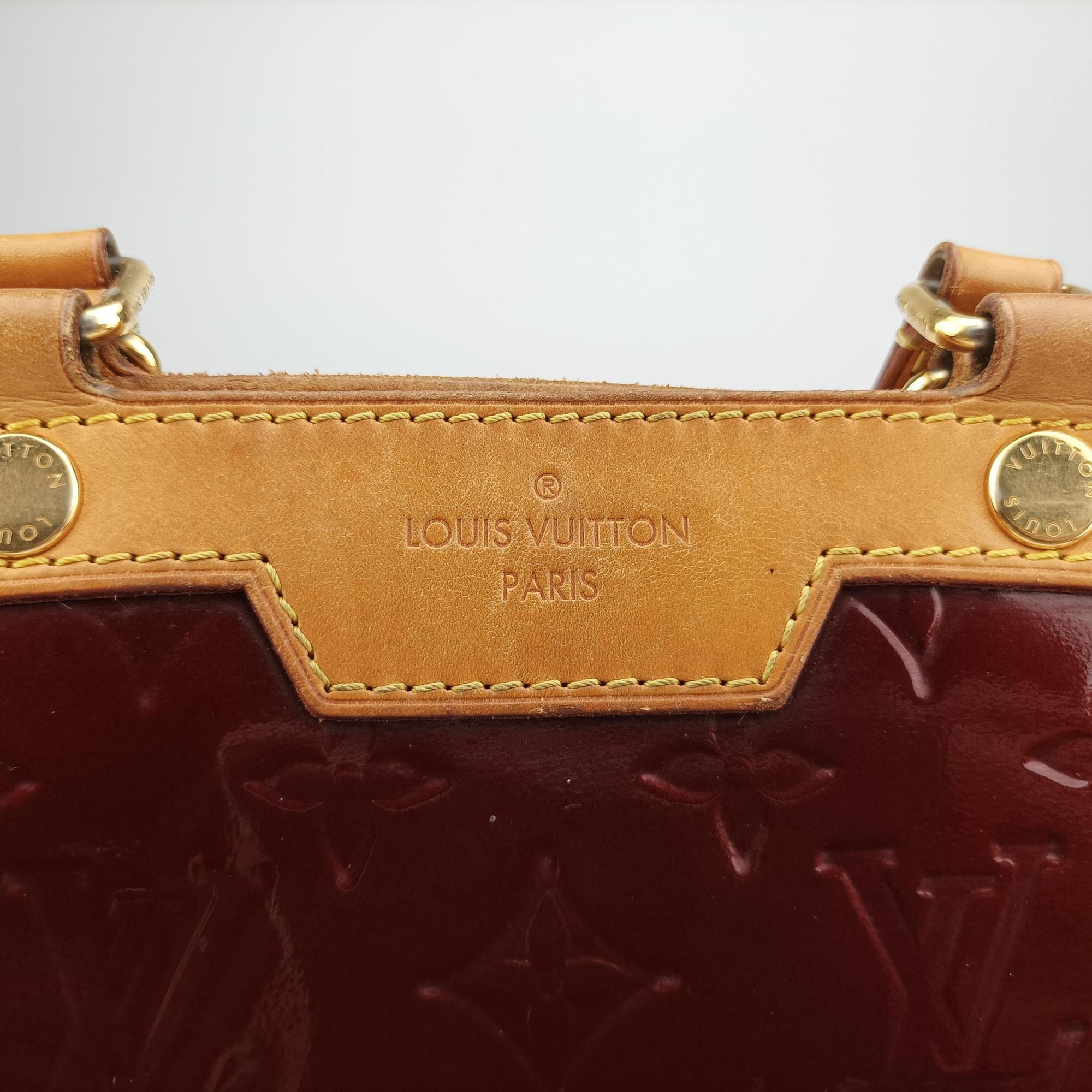 Vintage Louis Vuitton Brea MM ROUGE FAUVISTE Vernis M91690 shoulderbag | stylenewstar