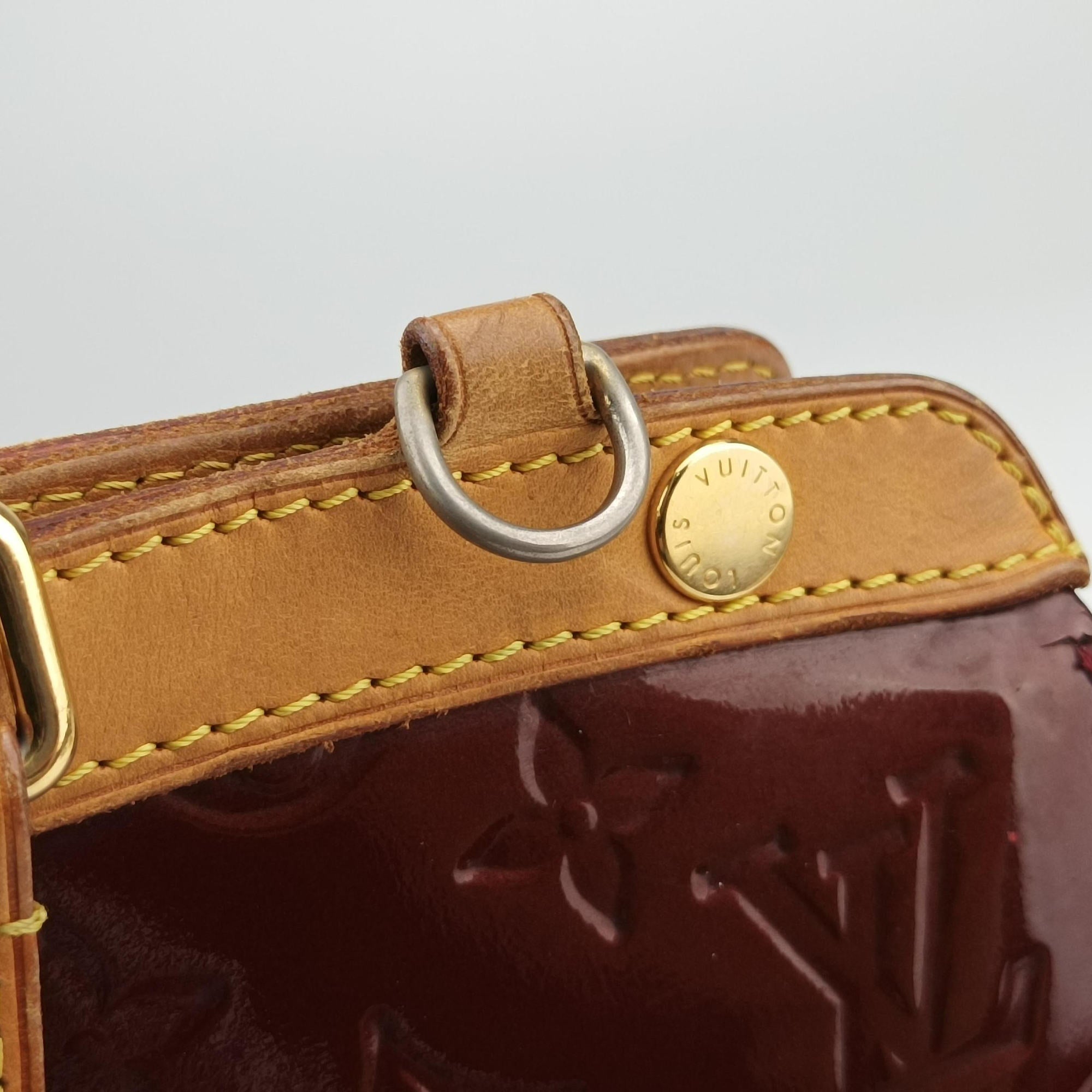Vintage Louis Vuitton Brea MM ROUGE FAUVISTE Vernis M91690 shoulderbag | stylenewstar