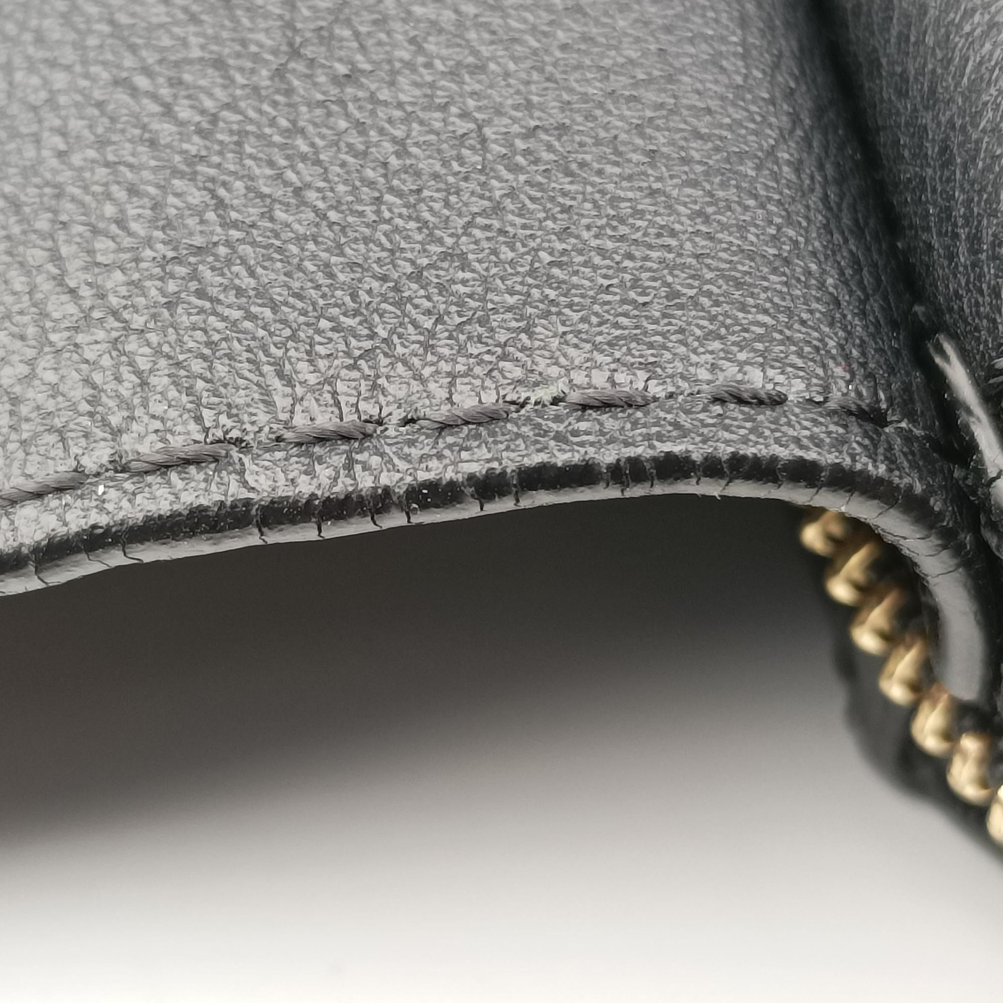 Secondhand Chloe Indy Black Leather 3S0382-H7W shoulderbag | stylenewstar
