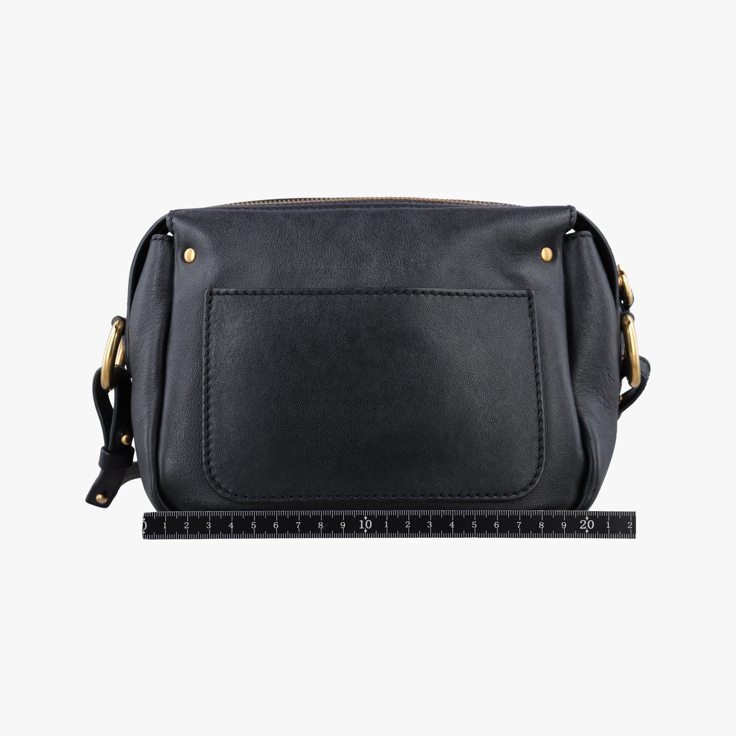 Secondhand Chloe Indy Black Leather 3S0382-H7W shoulderbag | stylenewstar