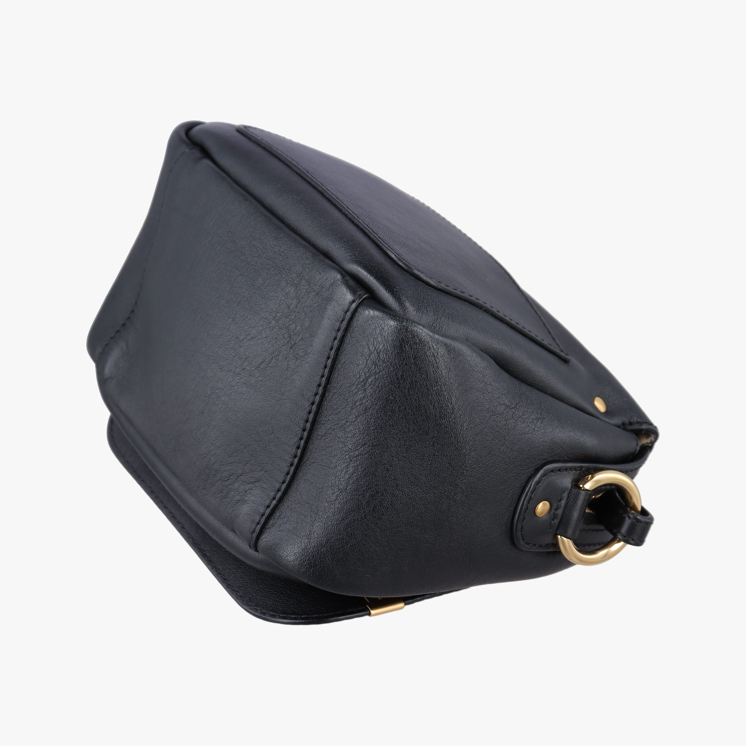 Secondhand Chloe Indy Black Leather 3S0382-H7W shoulderbag | stylenewstar