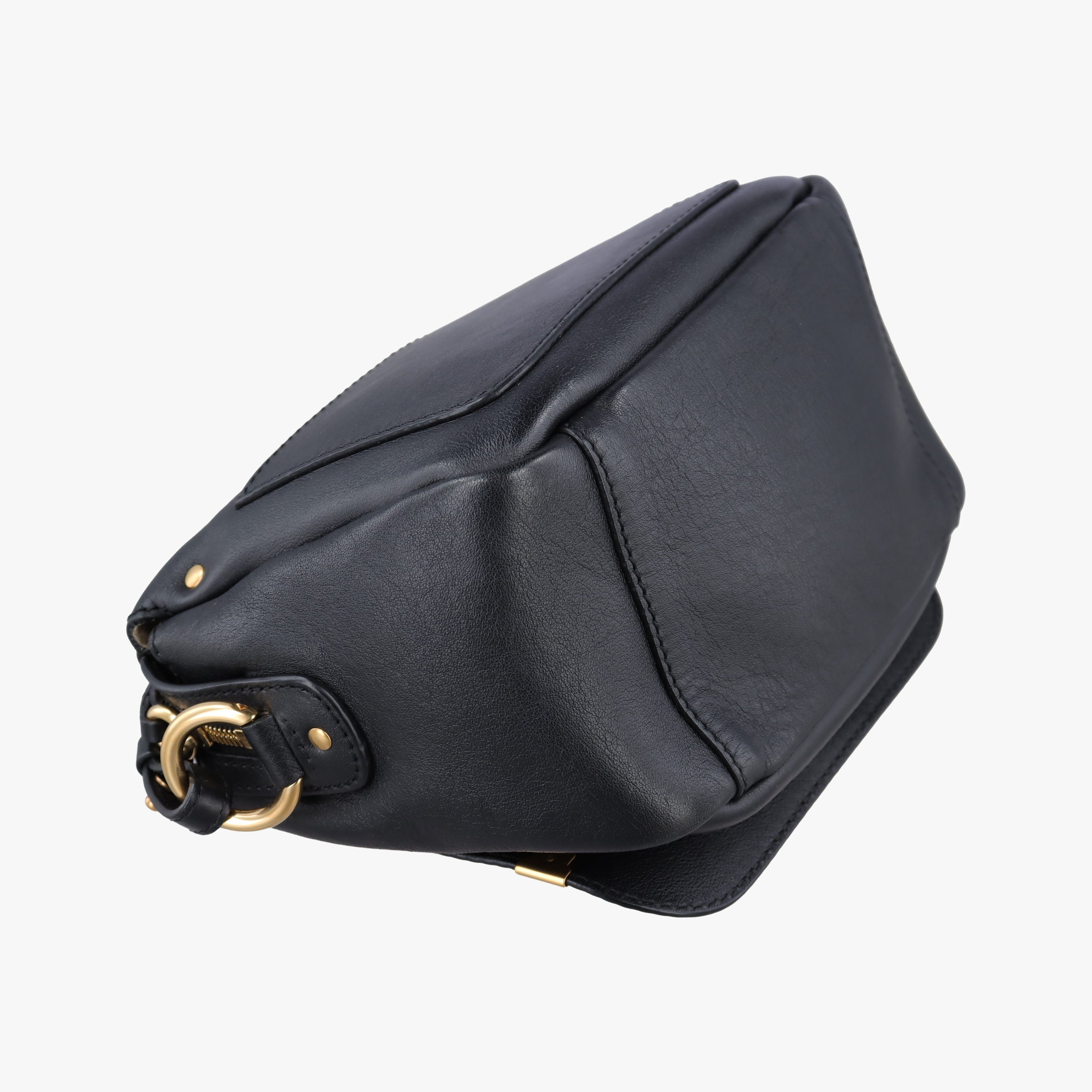 Secondhand Chloe Indy Black Leather 3S0382-H7W shoulderbag | stylenewstar