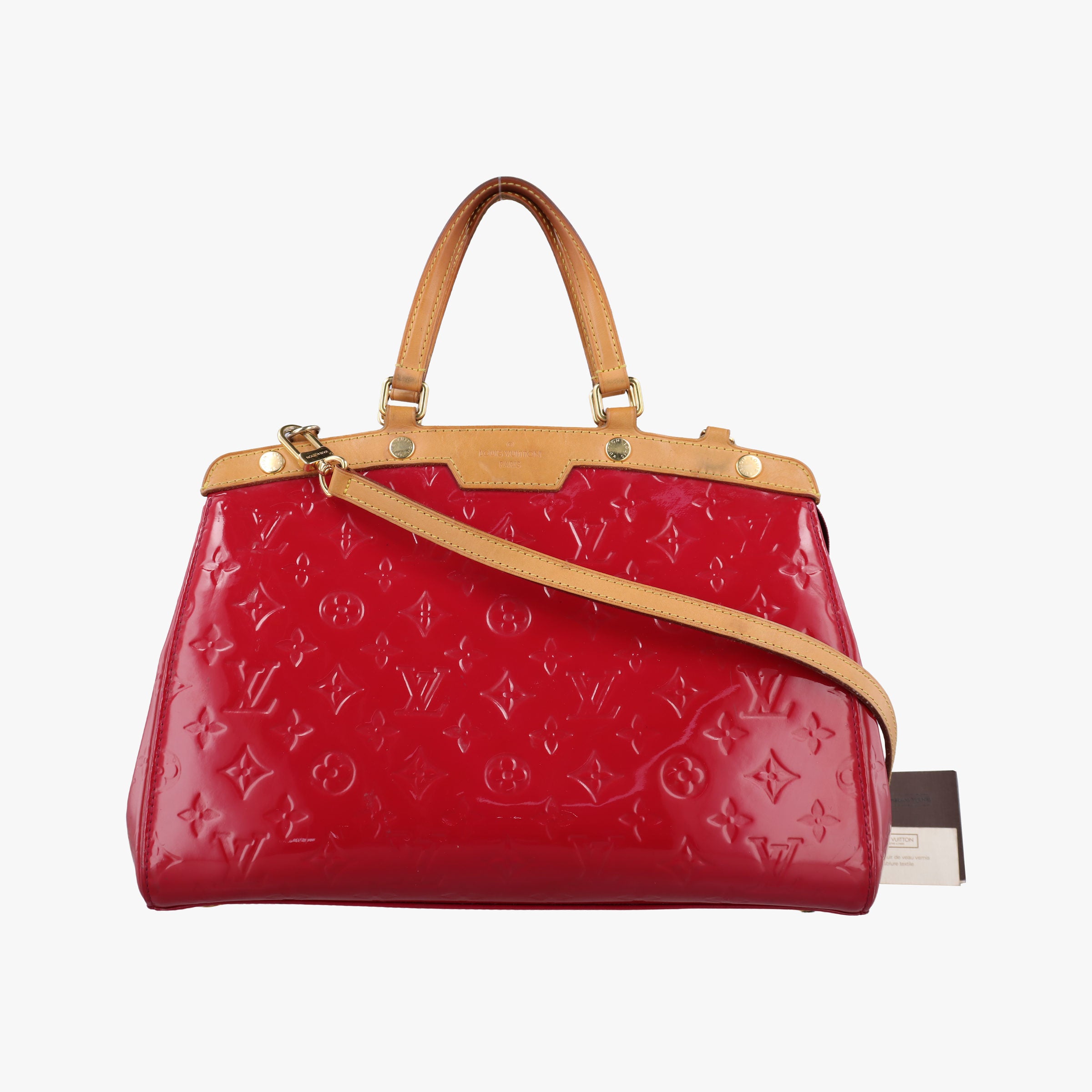Pre-owned Louis Vuitton Brea MM ROSE INDIEN Vernis M91798 shoulderbag | stylenewstar