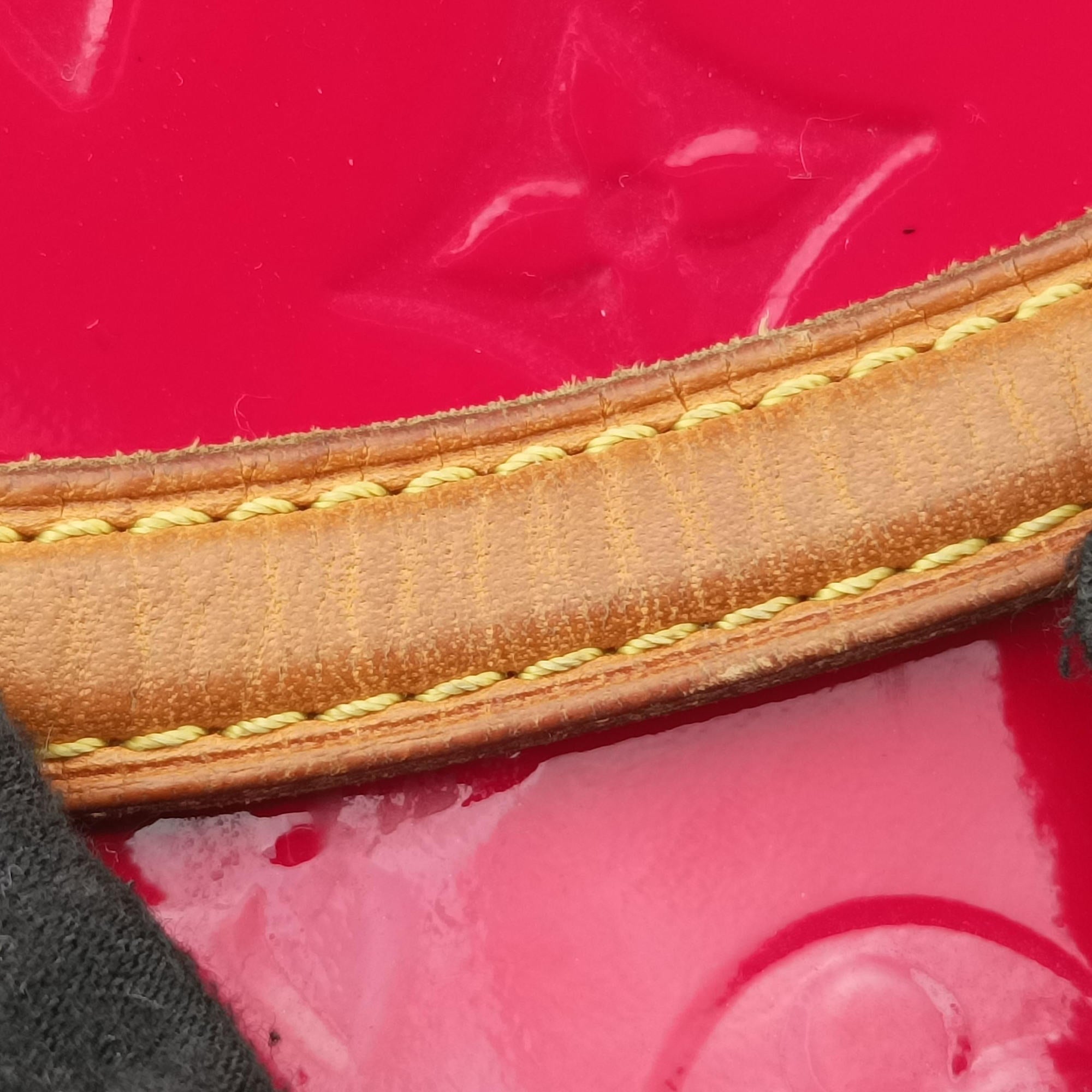 Pre-owned Louis Vuitton Brea MM ROSE INDIEN Vernis M91798 shoulderbag | stylenewstar