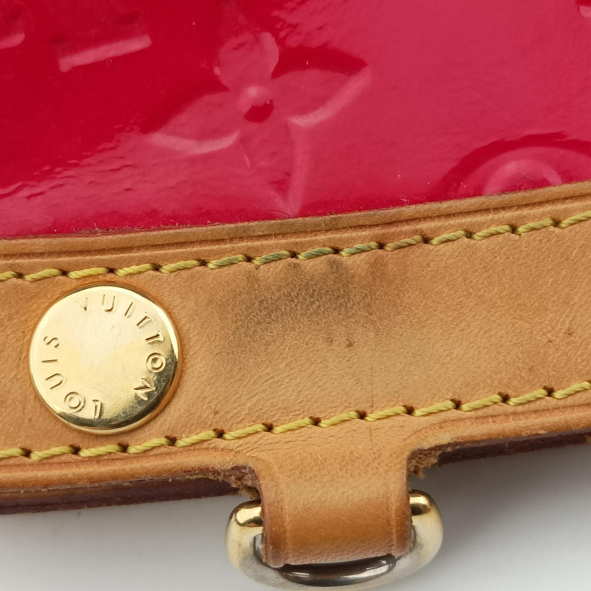 Pre-owned Louis Vuitton Brea MM ROSE INDIEN Vernis M91798 shoulderbag | stylenewstar