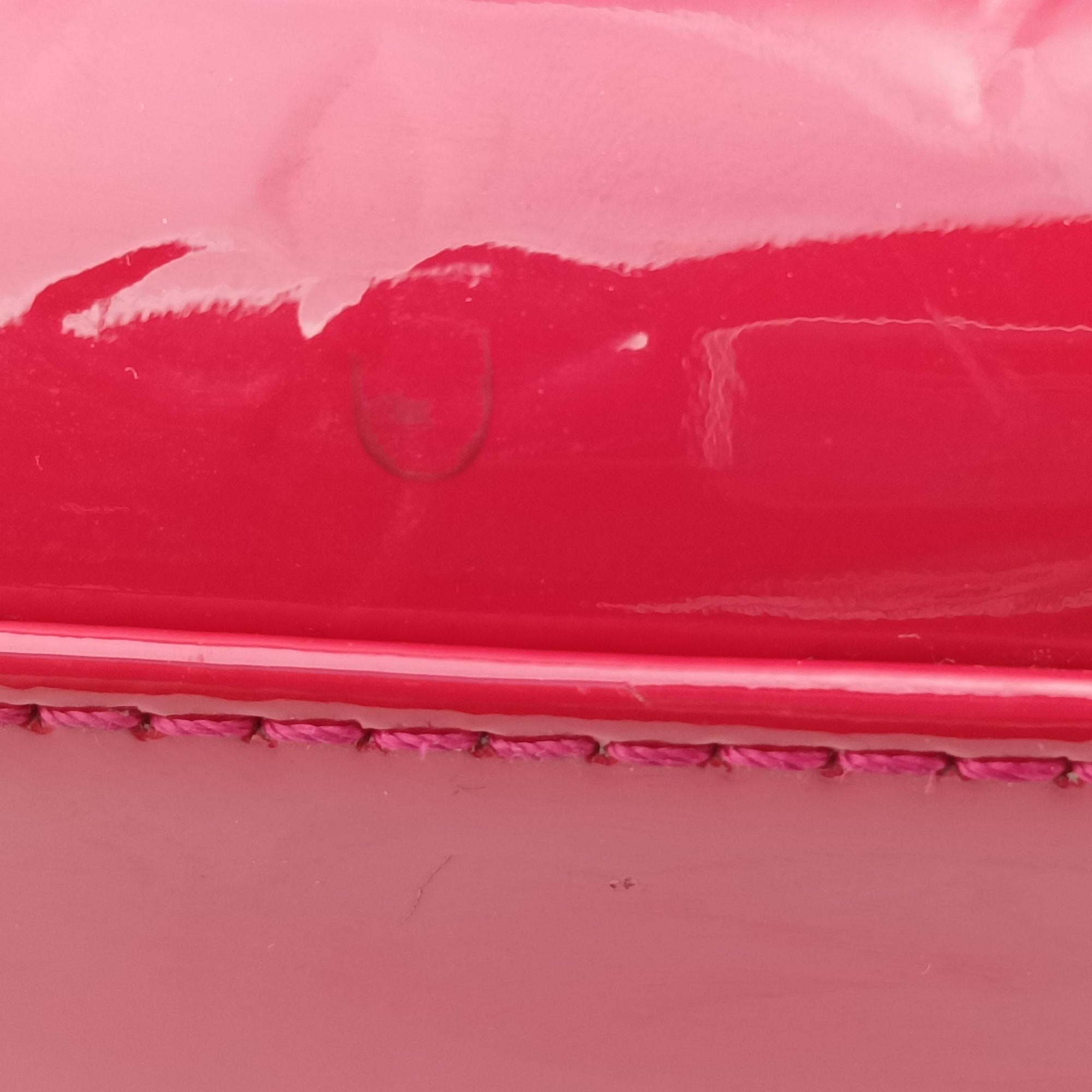 Pre-owned Louis Vuitton Brea MM ROSE INDIEN Vernis M91798 shoulderbag | stylenewstar