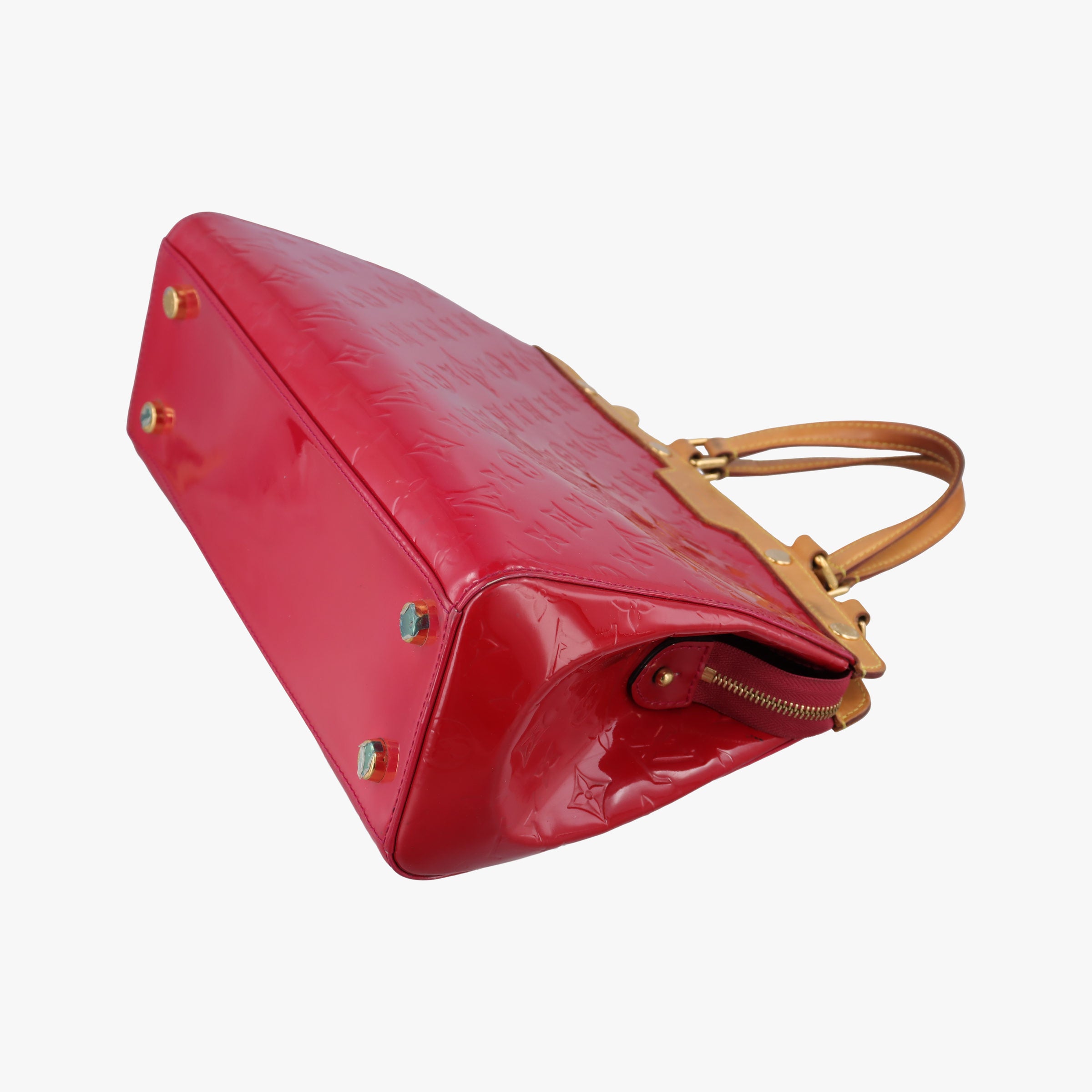 Pre-owned Louis Vuitton Brea MM ROSE INDIEN Vernis M91798 shoulderbag | stylenewstar