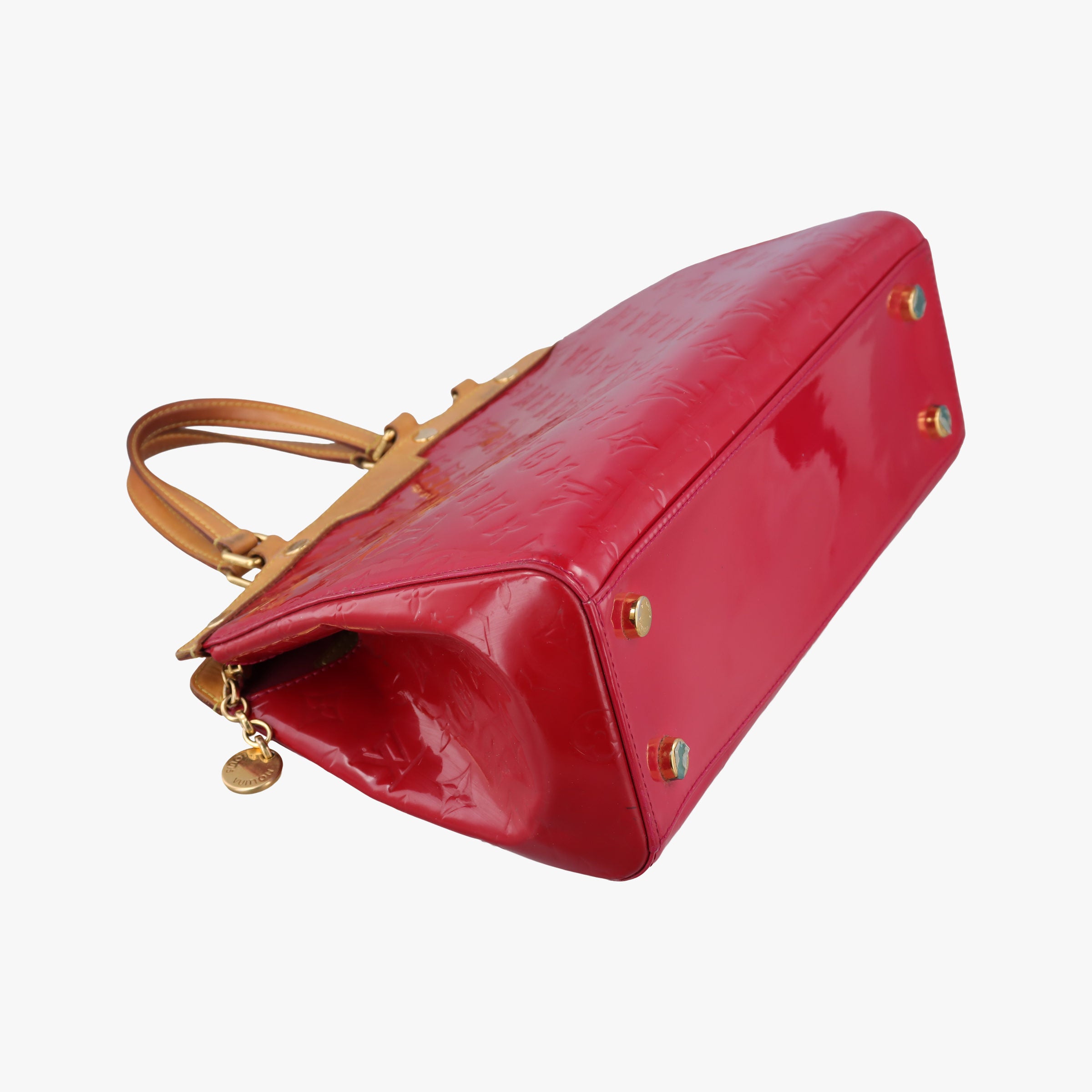 Pre-owned Louis Vuitton Brea MM ROSE INDIEN Vernis M91798 shoulderbag | stylenewstar