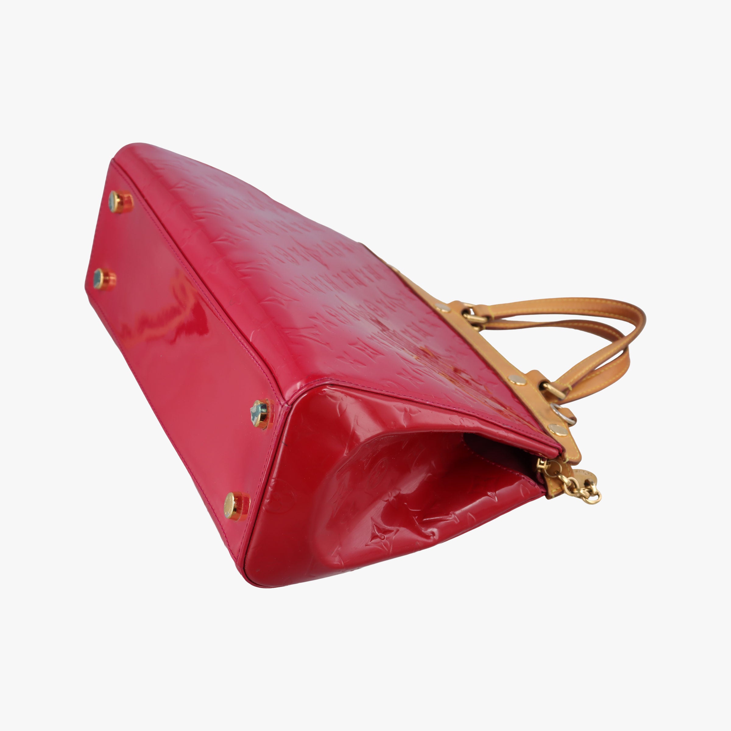 Pre-owned Louis Vuitton Brea MM ROSE INDIEN Vernis M91798 shoulderbag | stylenewstar