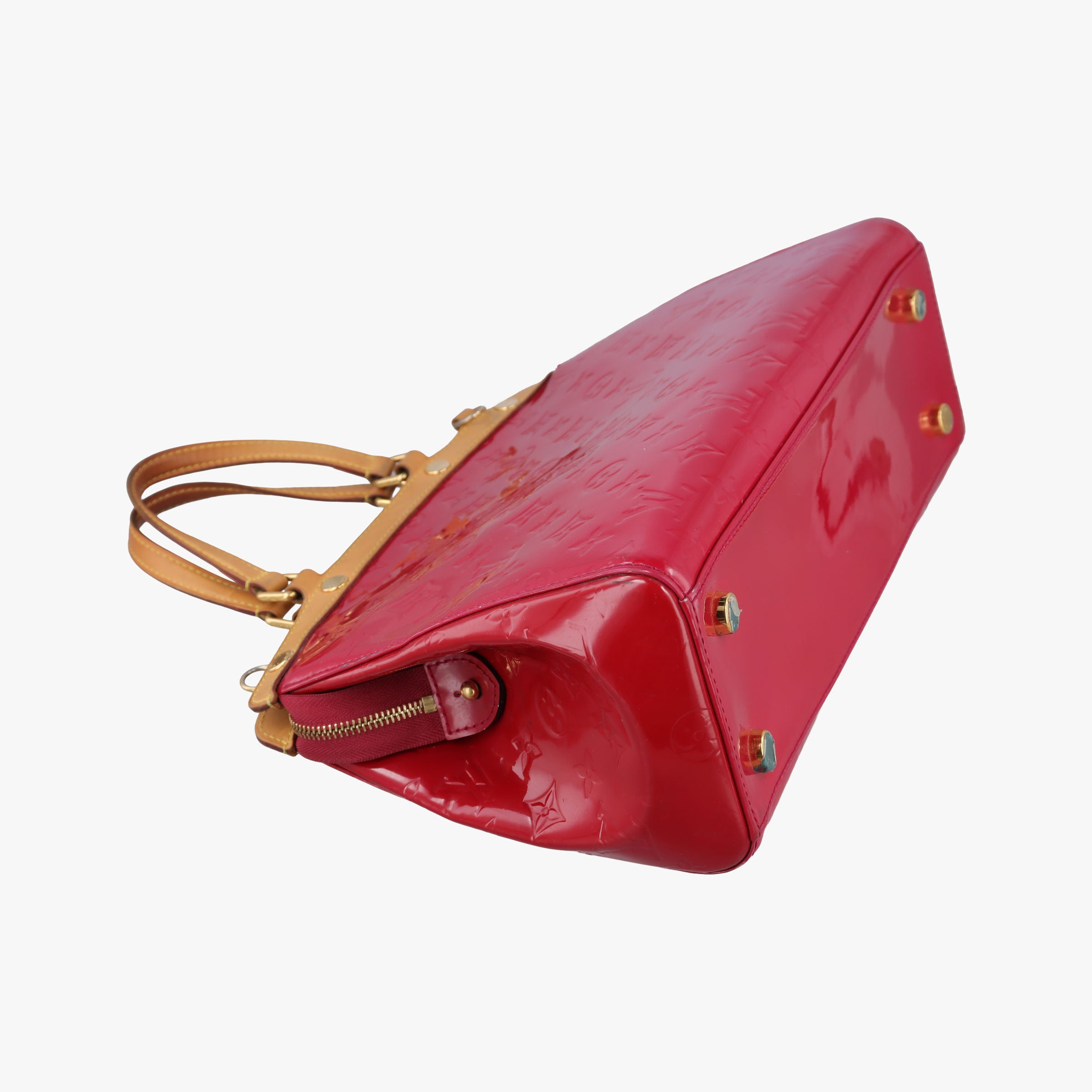 Pre-owned Louis Vuitton Brea MM ROSE INDIEN Vernis M91798 shoulderbag | stylenewstar