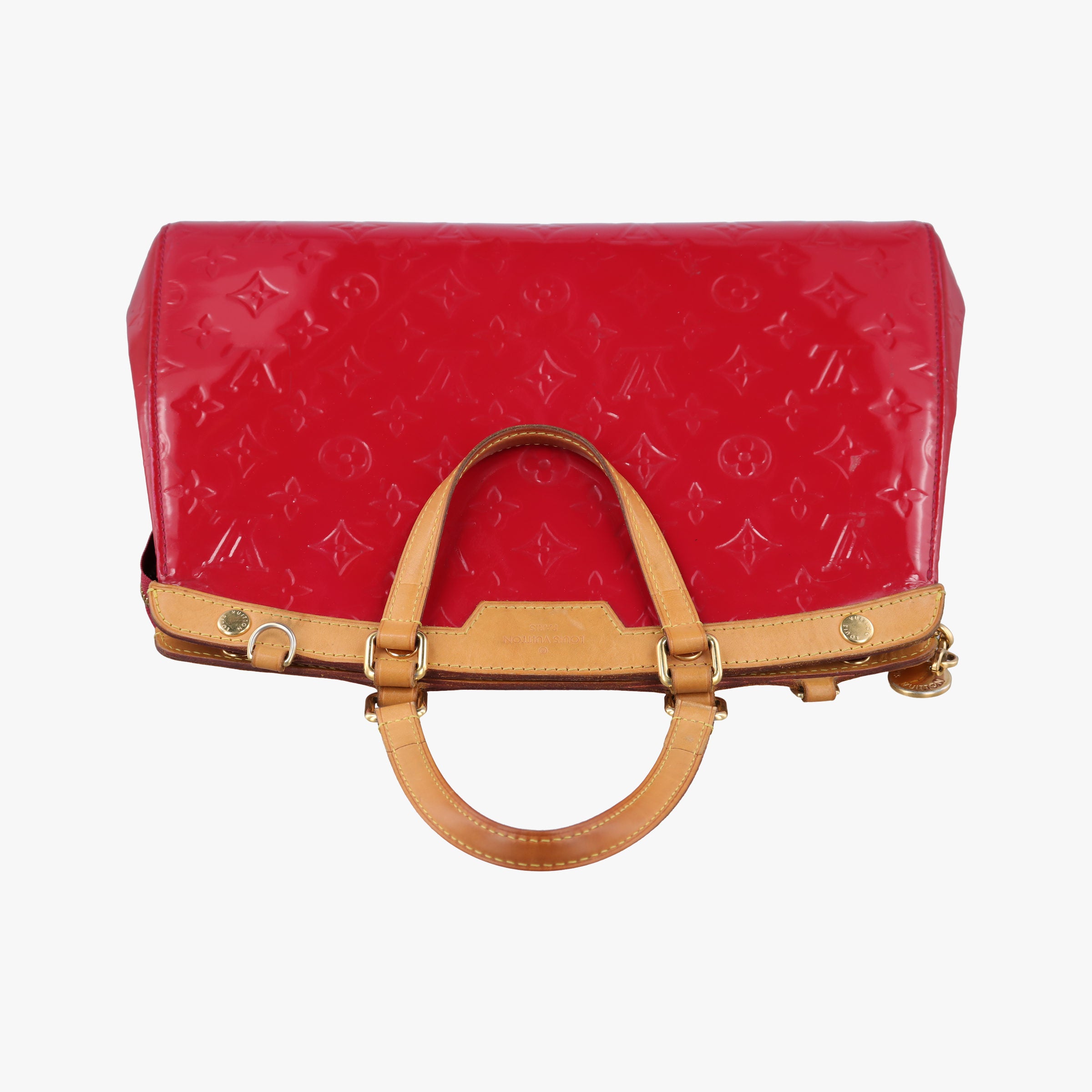 Pre-owned Louis Vuitton Brea MM ROSE INDIEN Vernis M91798 shoulderbag | stylenewstar
