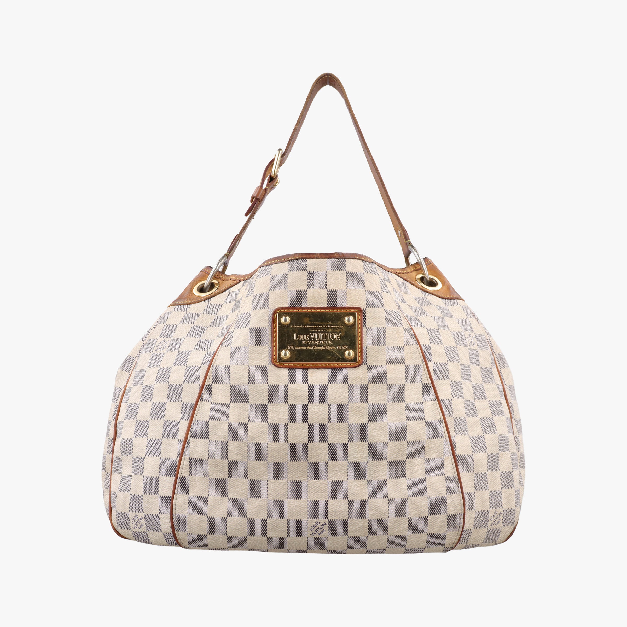 Secondhand Louis Vuitton GALLIERA PM Azur Damier Canvas N55215 shoulderbag | stylenewstar