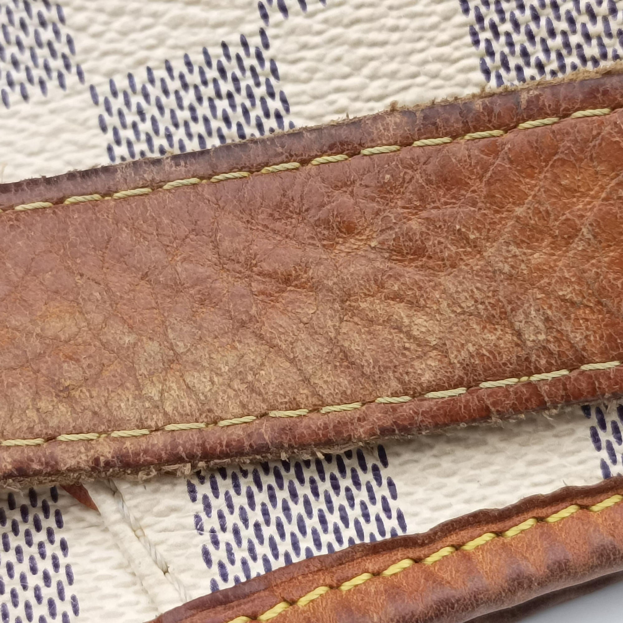 Secondhand Louis Vuitton GALLIERA PM Azur Damier Canvas N55215 shoulderbag | stylenewstar