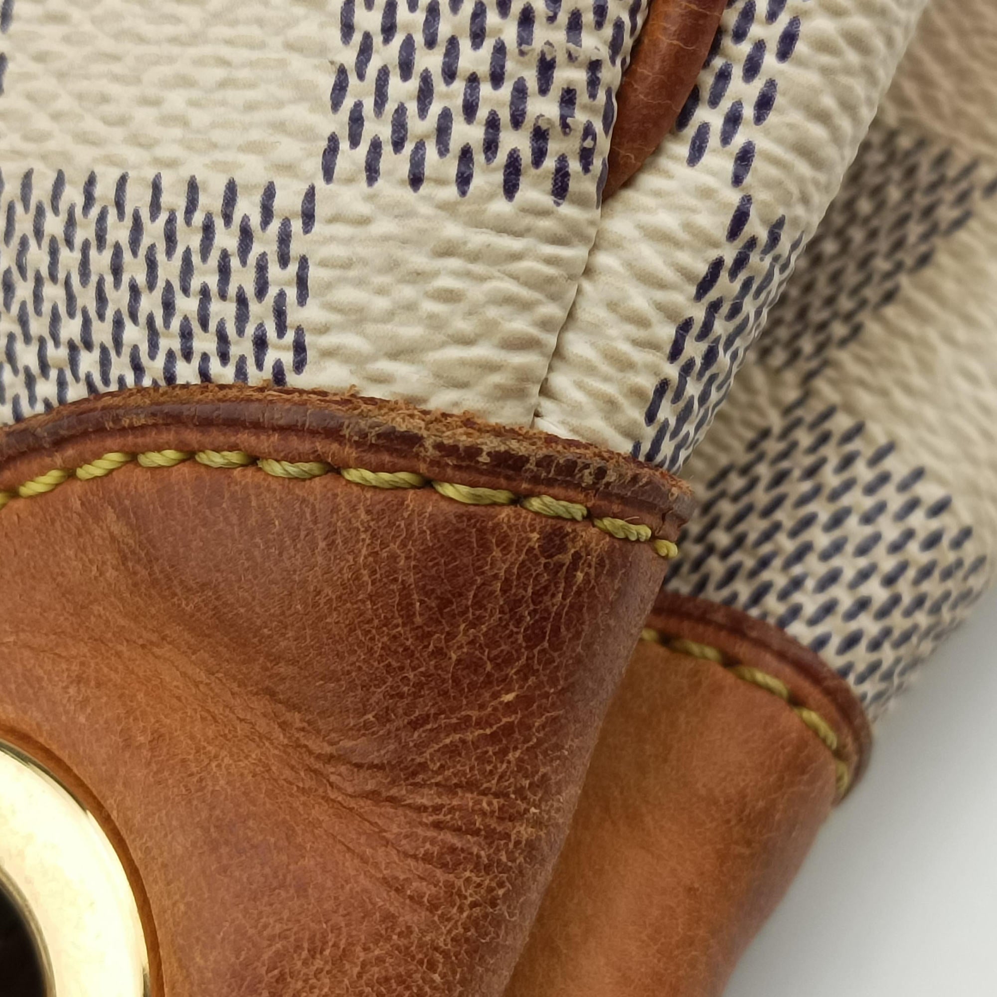 Secondhand Louis Vuitton GALLIERA PM Azur Damier Canvas N55215 shoulderbag | stylenewstar
