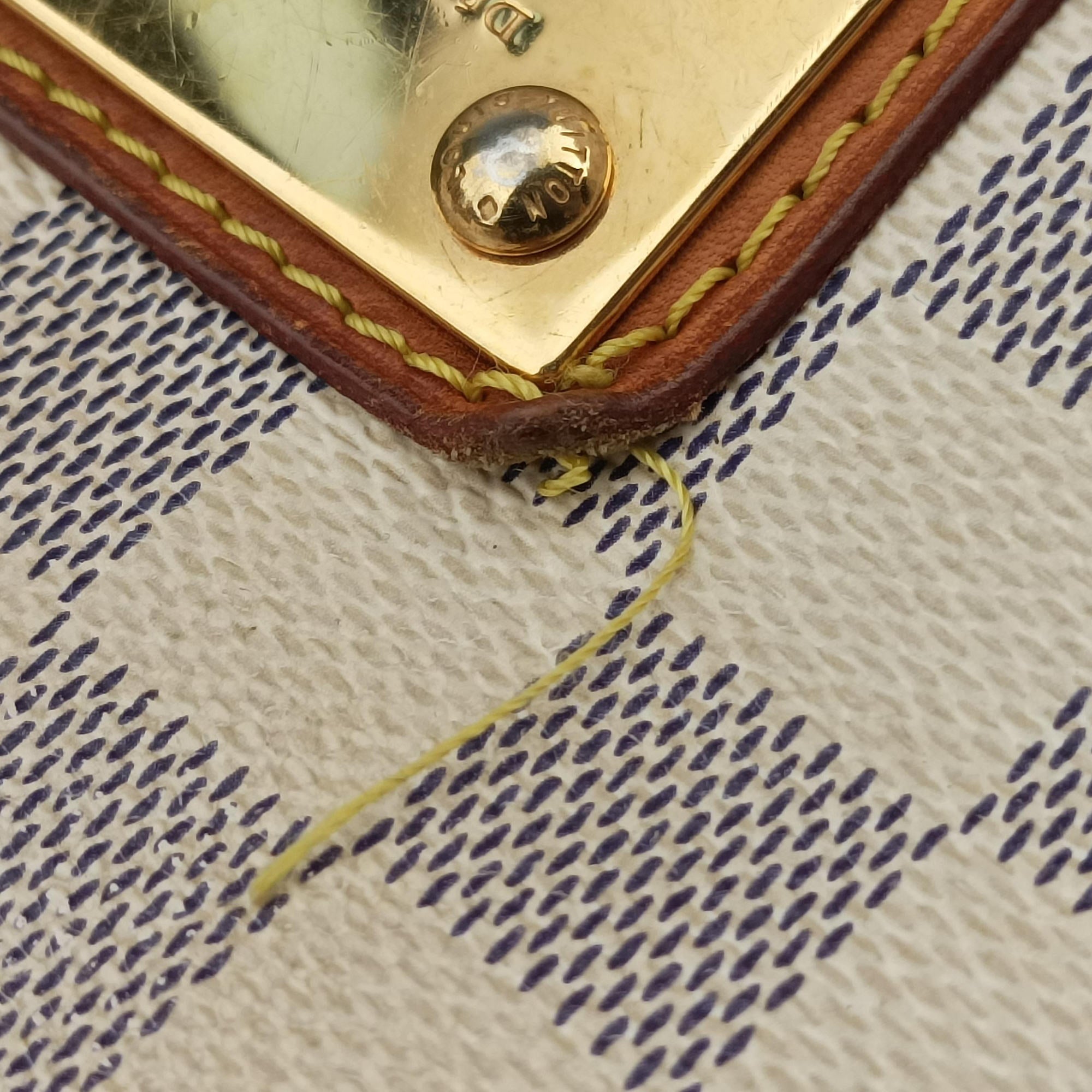 Secondhand Louis Vuitton GALLIERA PM Azur Damier Canvas N55215 shoulderbag | stylenewstar