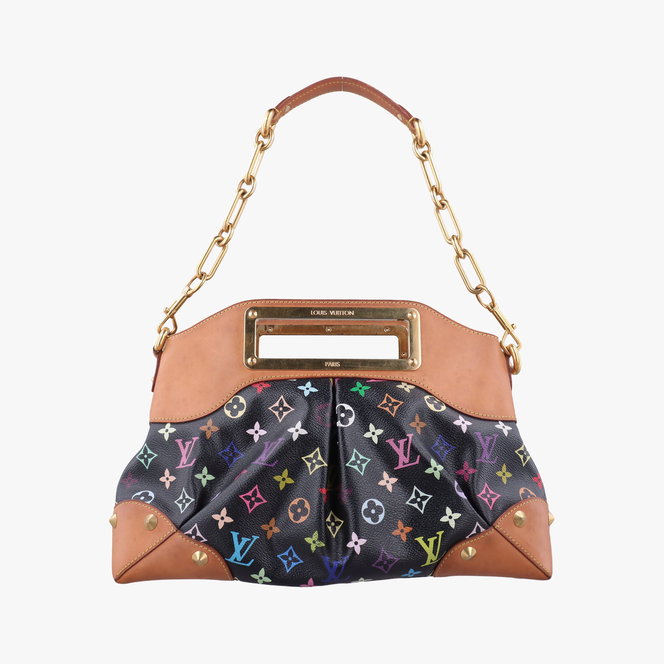 Vintage Louis Vuitton JUDY MM Noir Monogram Multicolor M40256 shoulderbag | stylenewstar