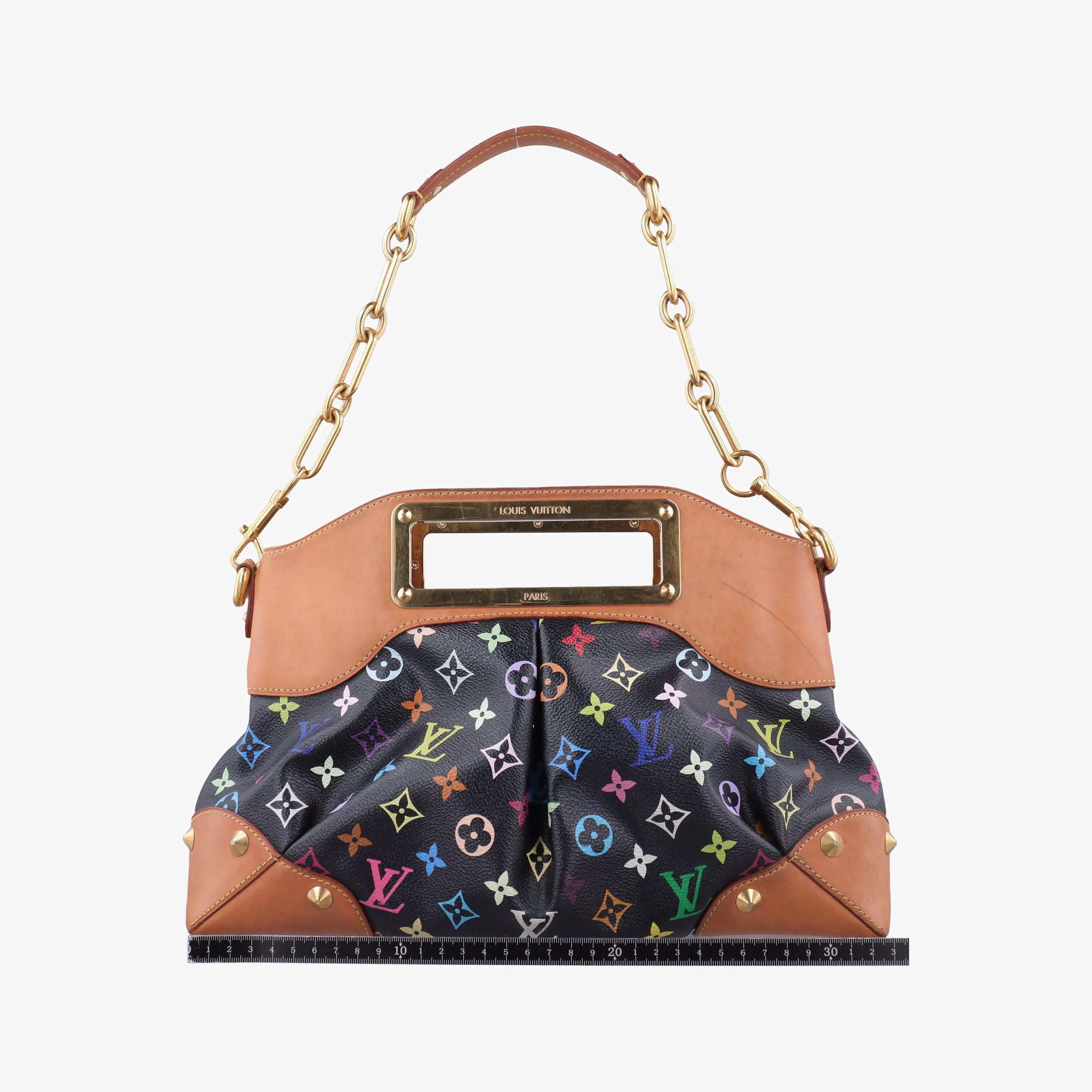 Vintage Louis Vuitton JUDY MM Noir Monogram Multicolor M40256 shoulderbag | stylenewstar